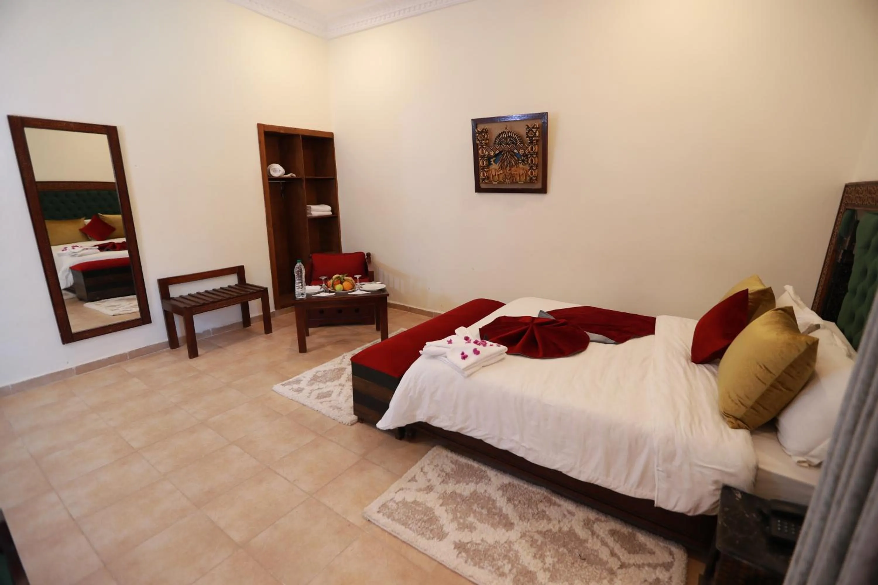 Bed in Kasbah Tizimi