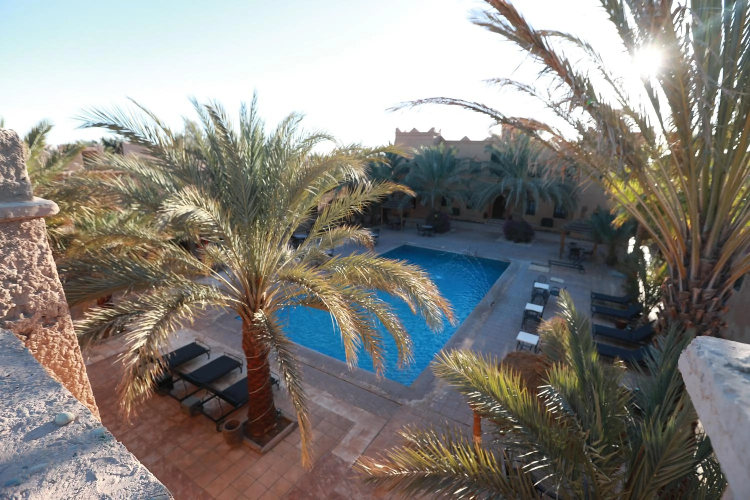 Swimming pool in Kasbah Tizimi