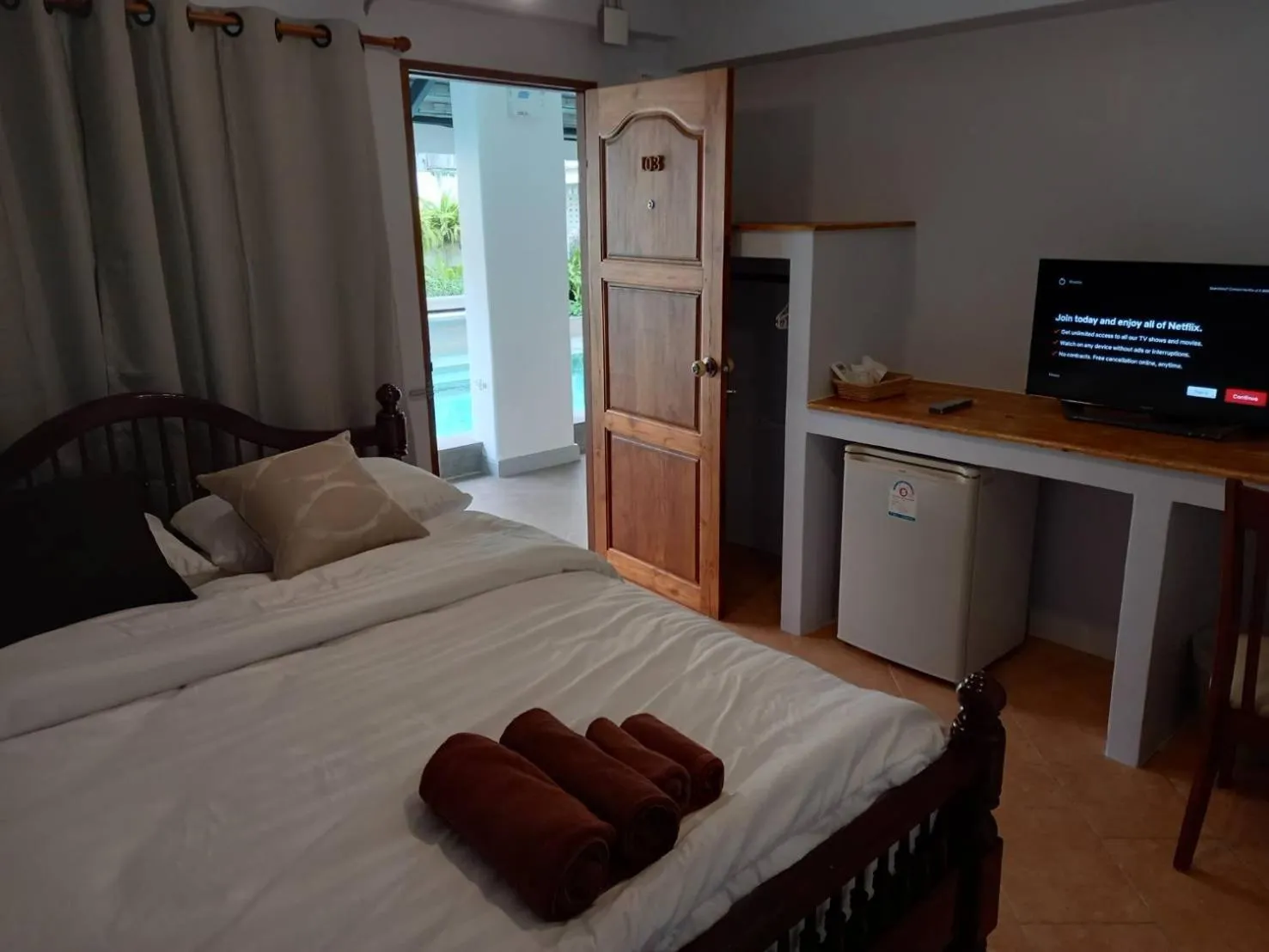 Bed in Valentier Cafe and Hotel