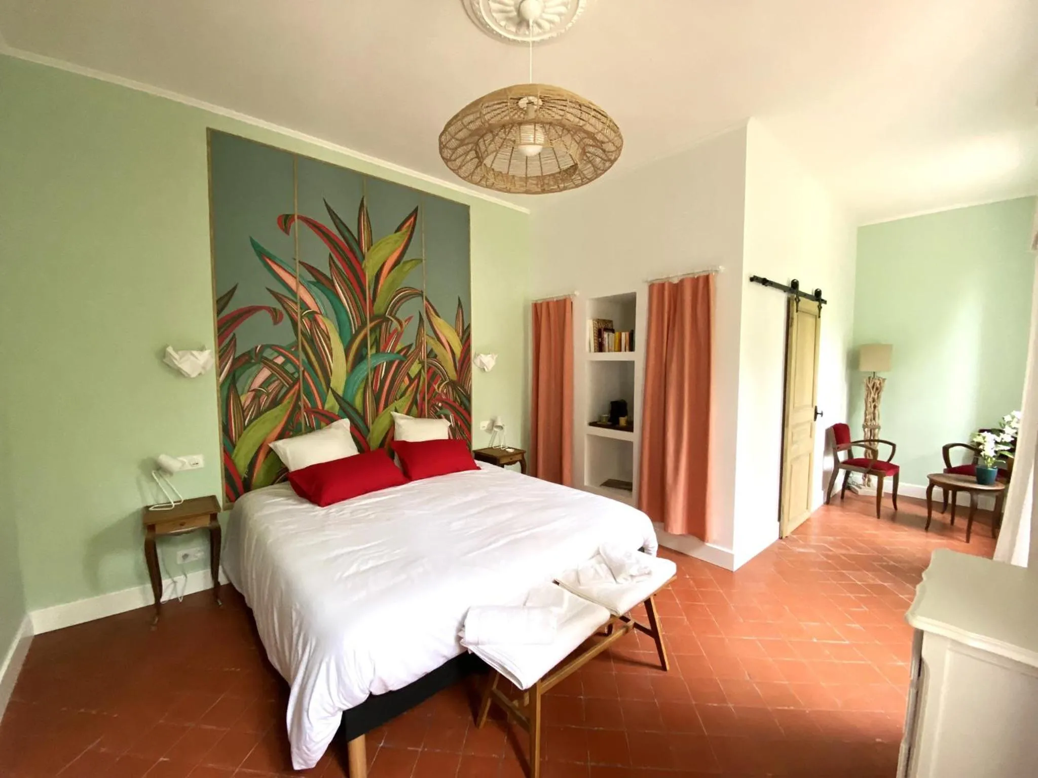 Bedroom, Bed in Domaine de Lanis - Chambres d'hôtes avec parc et piscine