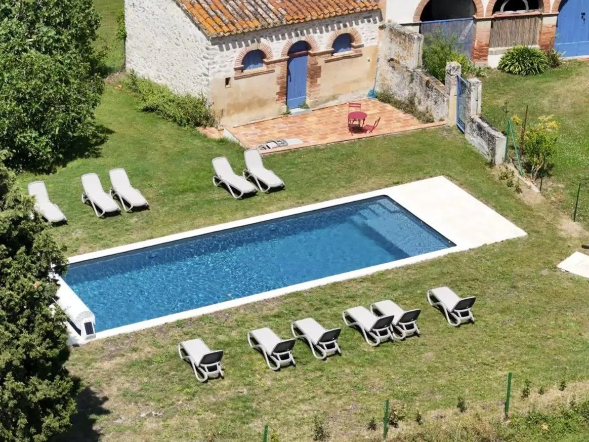 Garden in Domaine de Lanis - Chambres d'hôtes avec parc et piscine