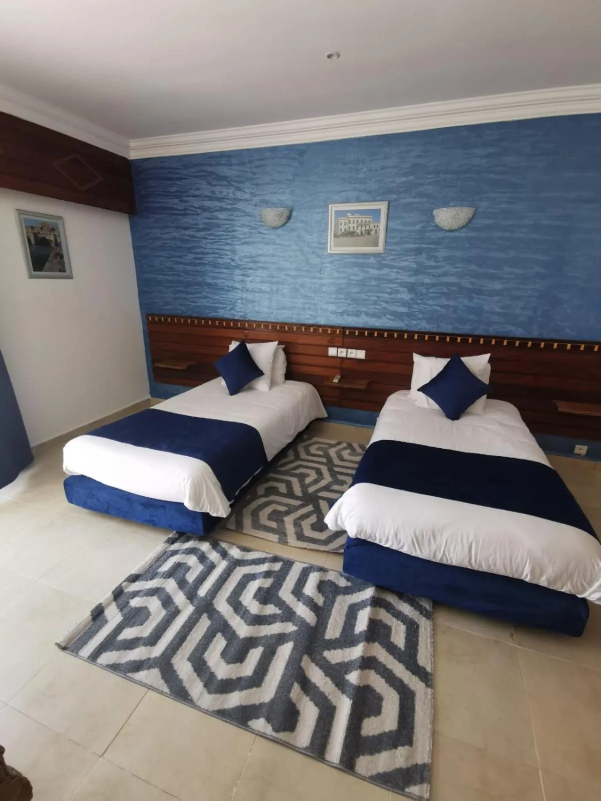 Bed in Hôtel Des Iles