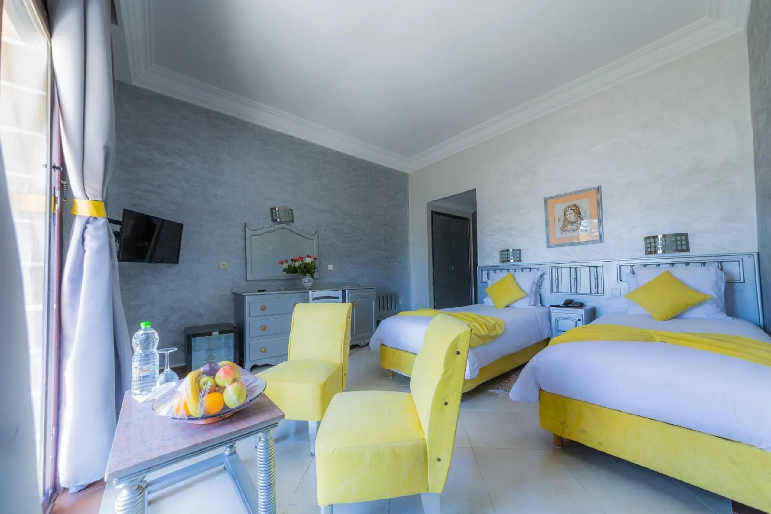 Bed in Hôtel Des Iles Bed in Hôtel Des Iles