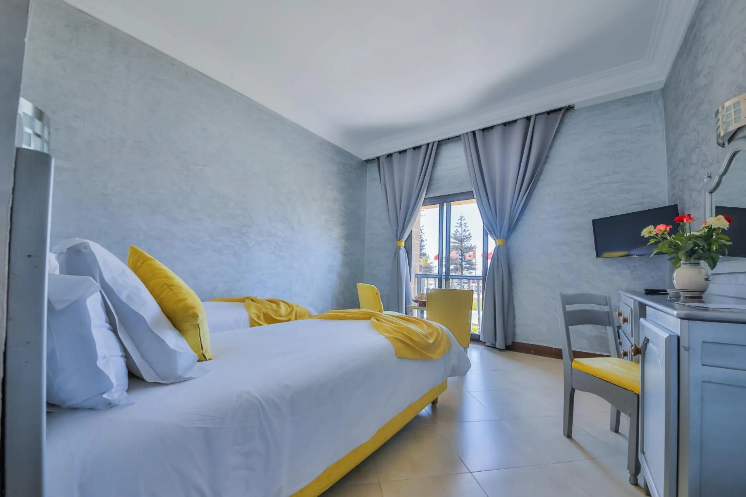 Bed in Hôtel Des Iles