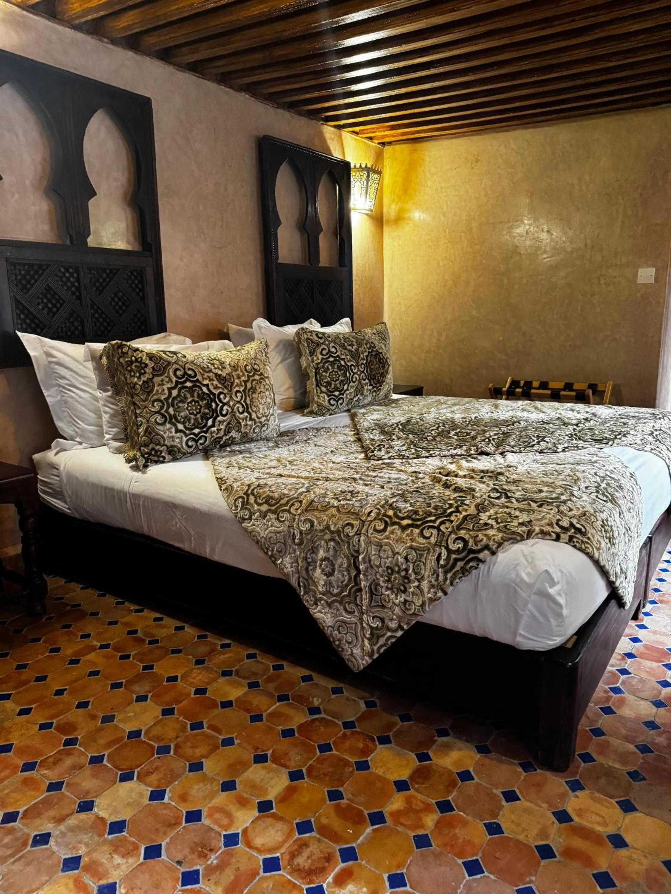Bed in Riad Dar Laura
