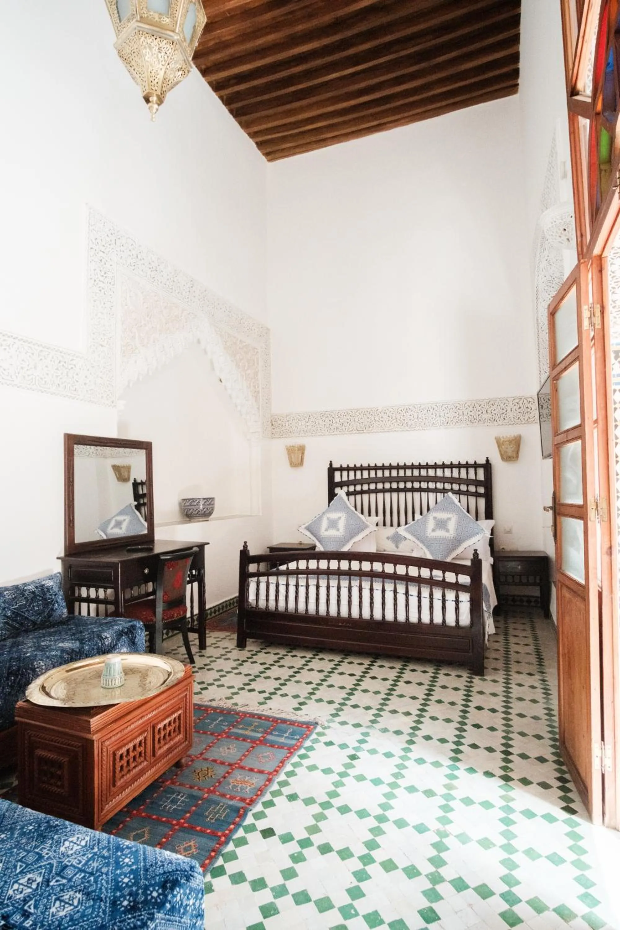 Bed in Riad Dar Laura