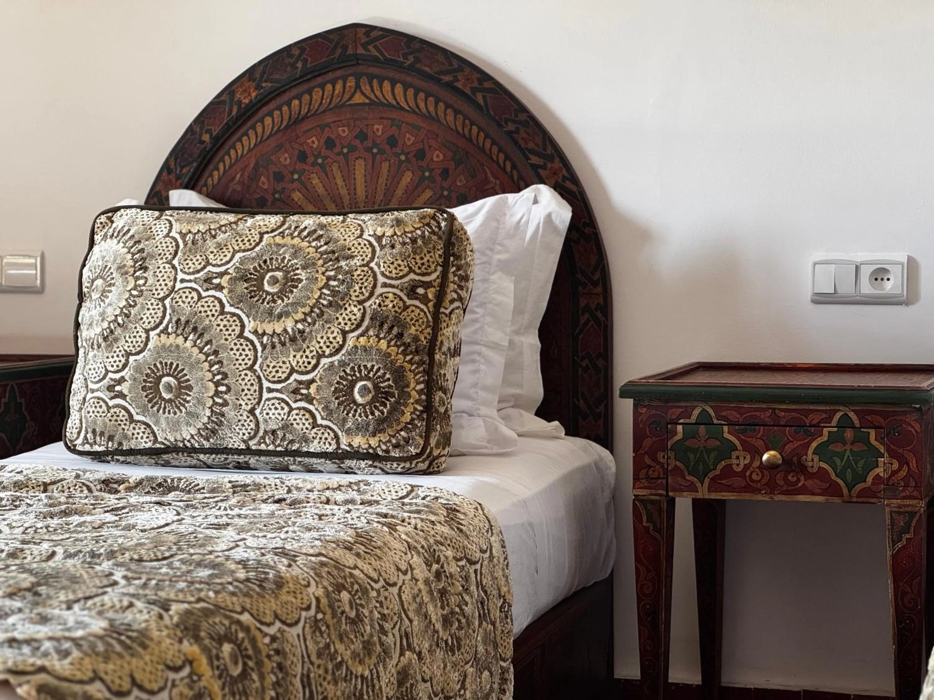 Bed in Riad Dar Laura