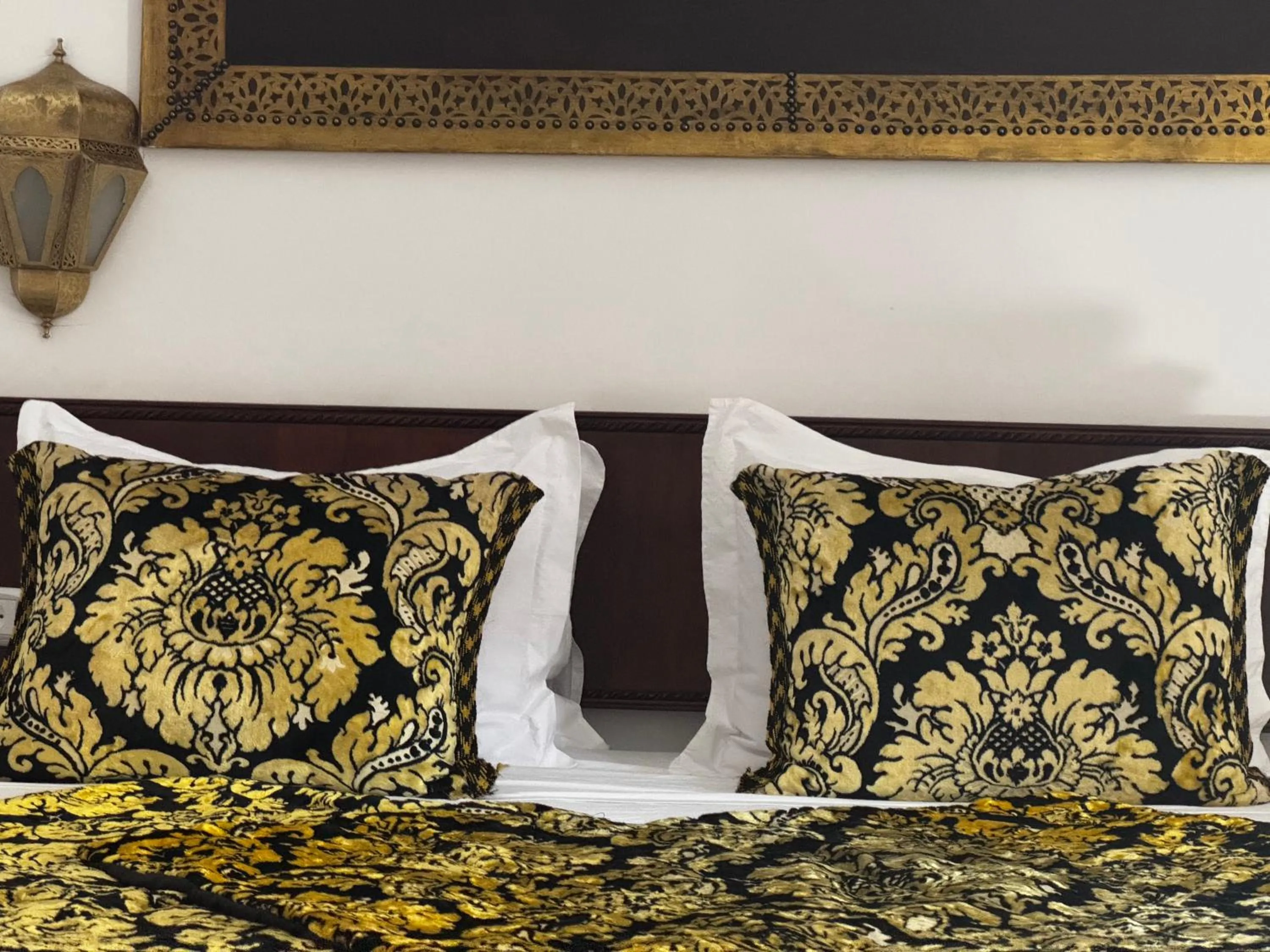 Bed in Riad Dar Laura