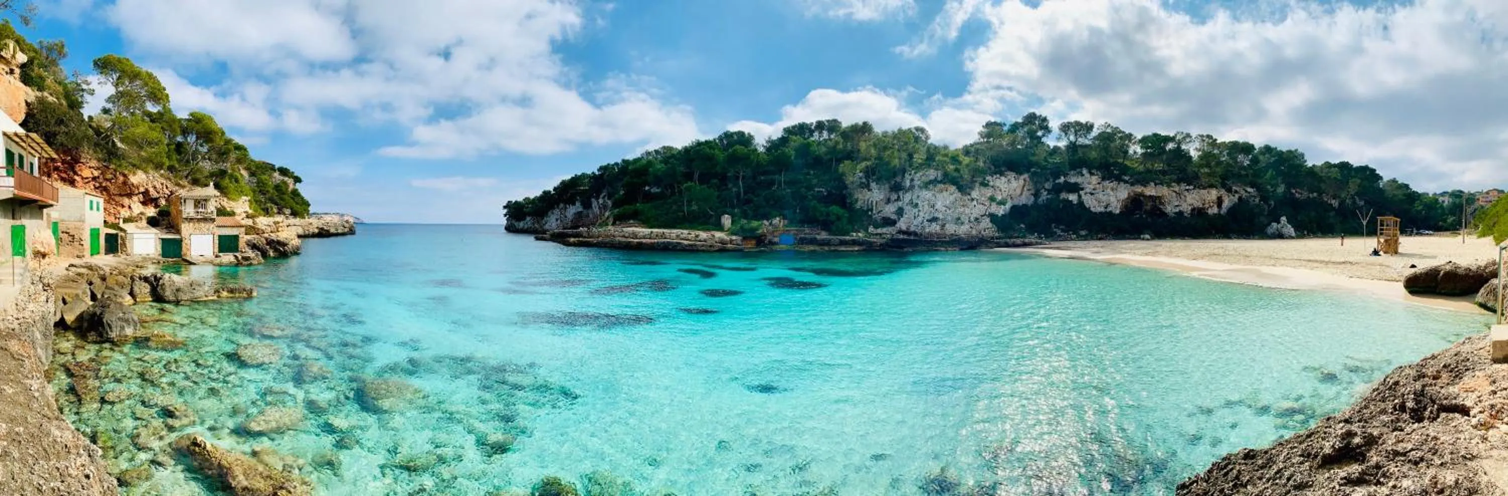 Beach in Hostal Cala Llombards