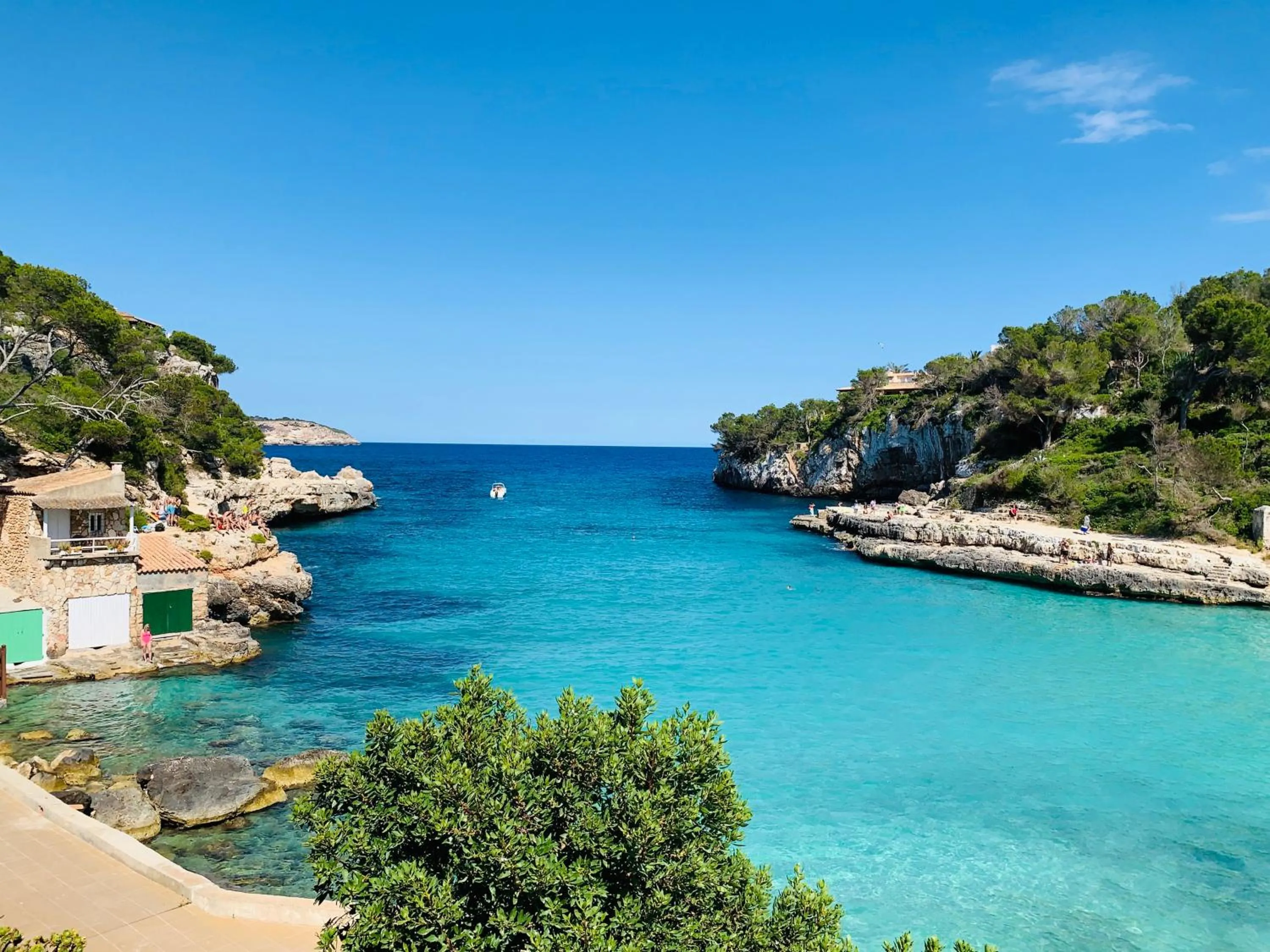 Beach in Hostal Cala Llombards