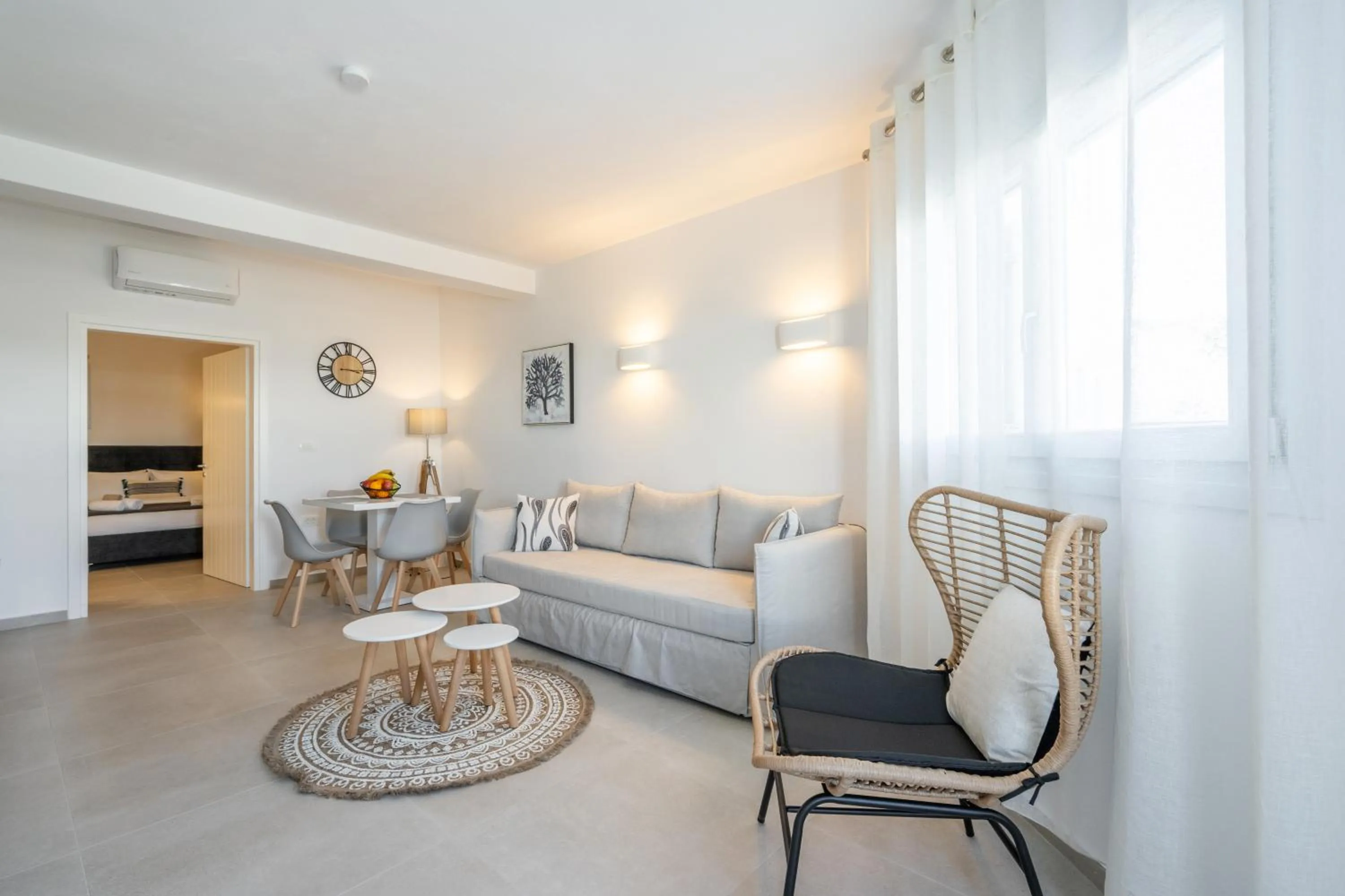 Living room in SN Santorini Apartments