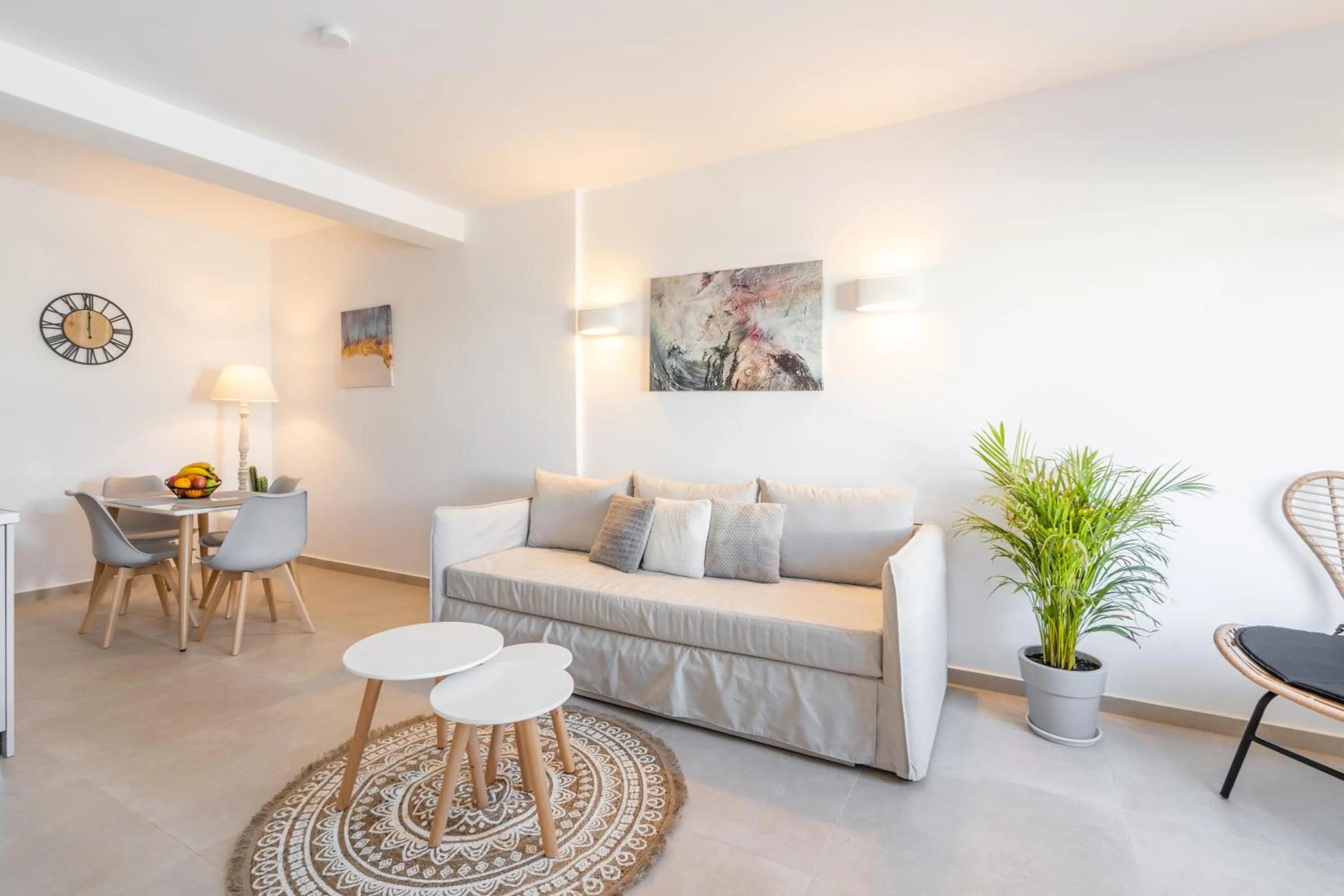 Living room in SN Santorini Apartments