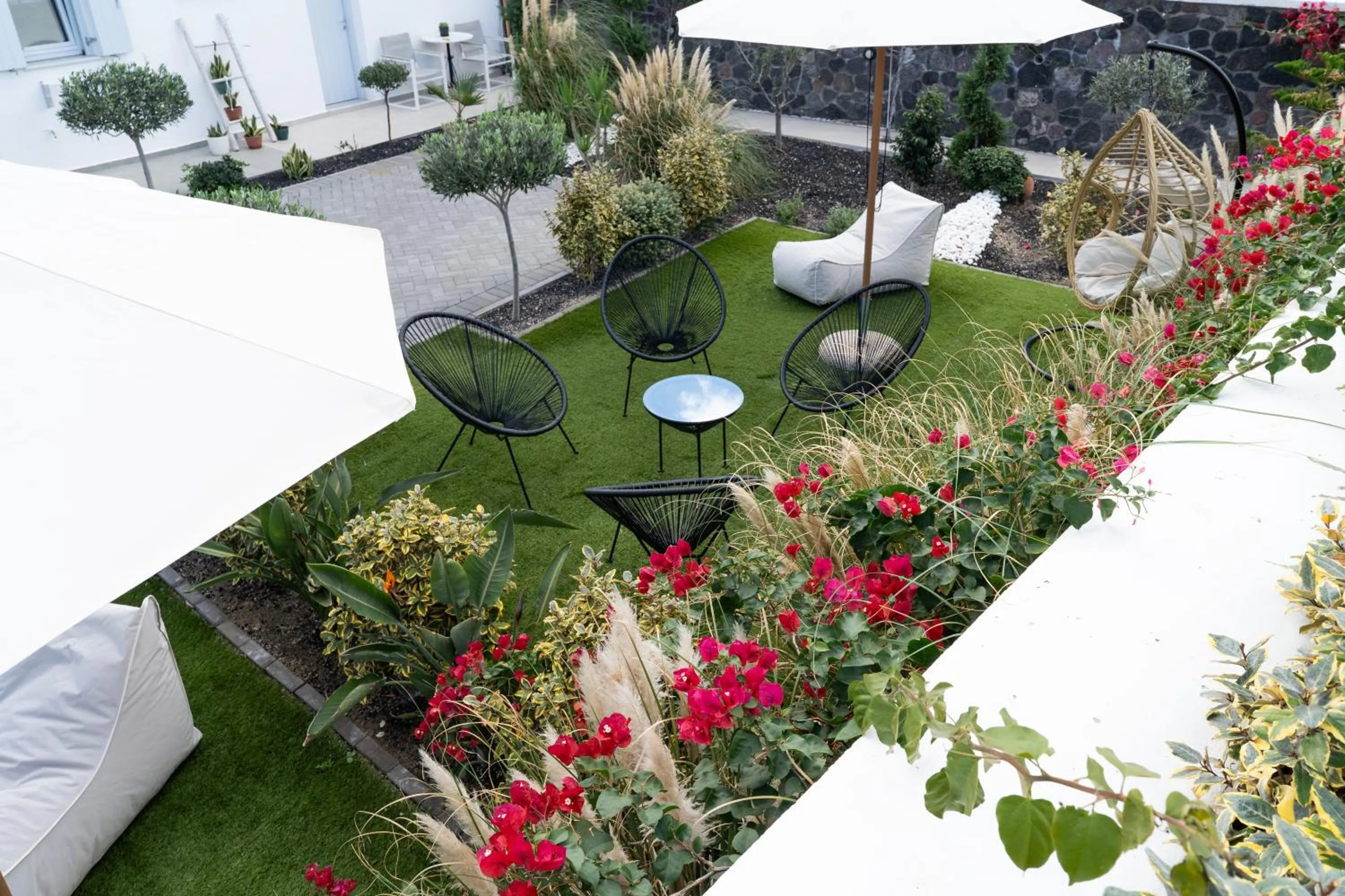 Patio in SN Santorini Apartments