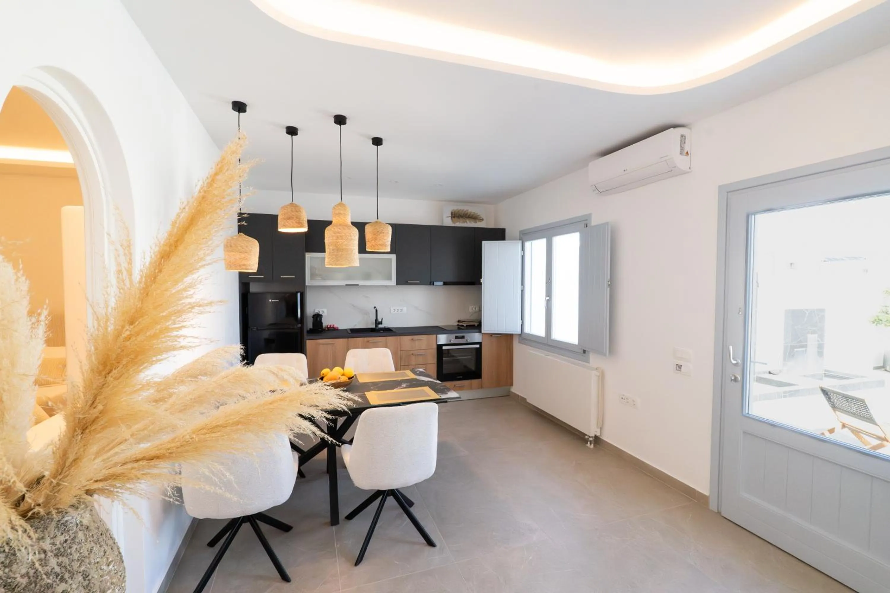 Kitchen or kitchenette in SN Santorini Apartments