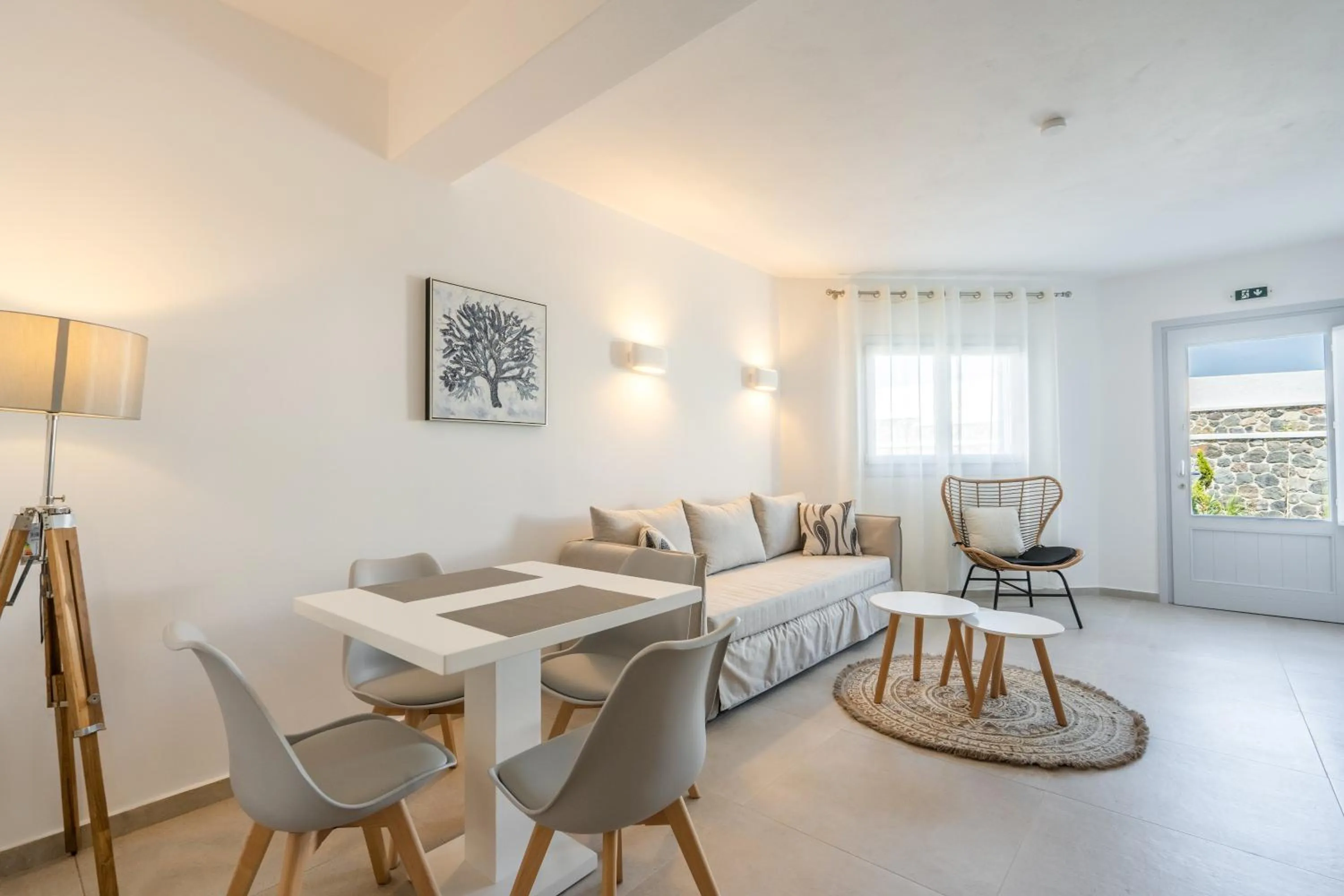 Living room in SN Santorini Apartments