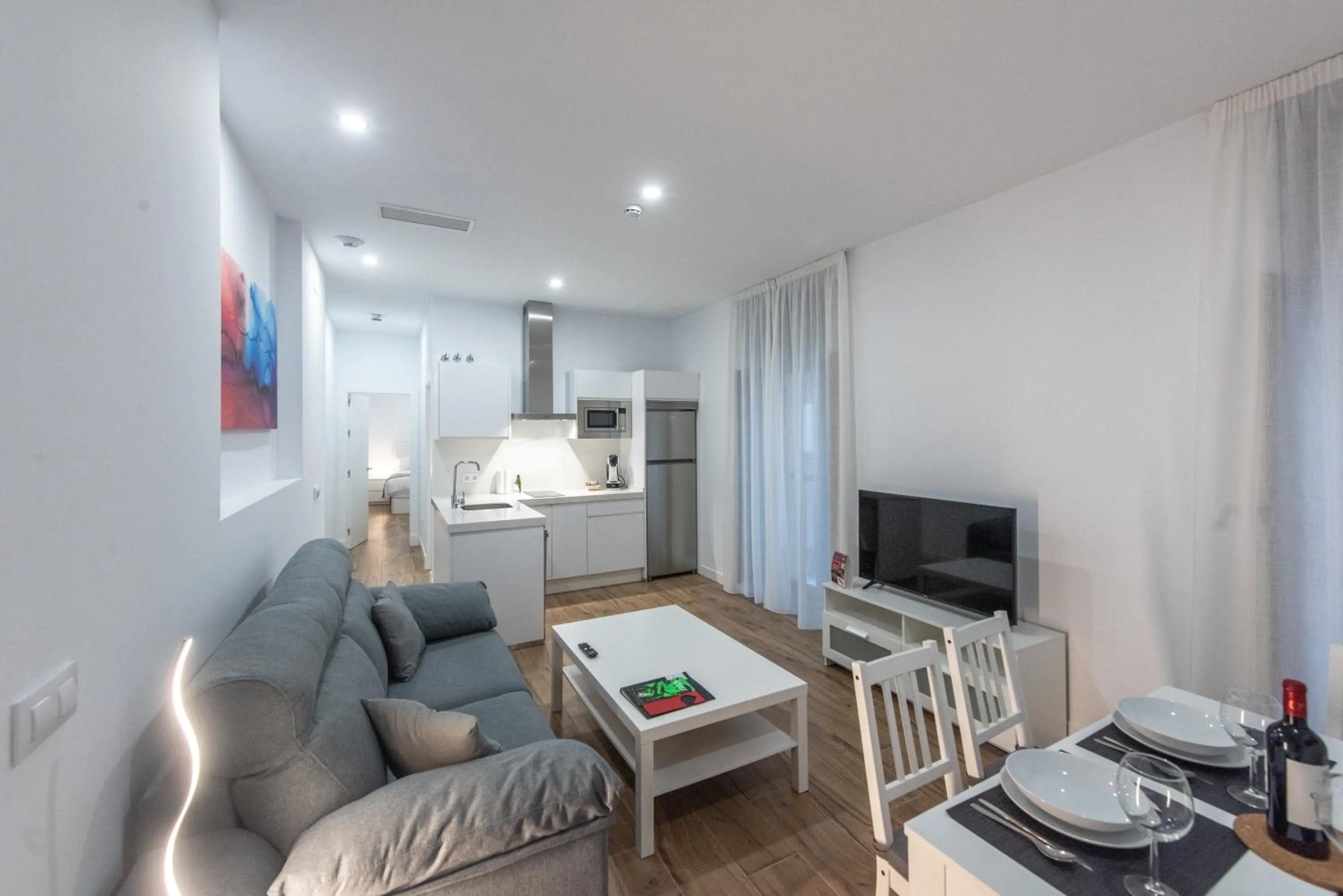 Dining area in Apartamentos Santa María 15