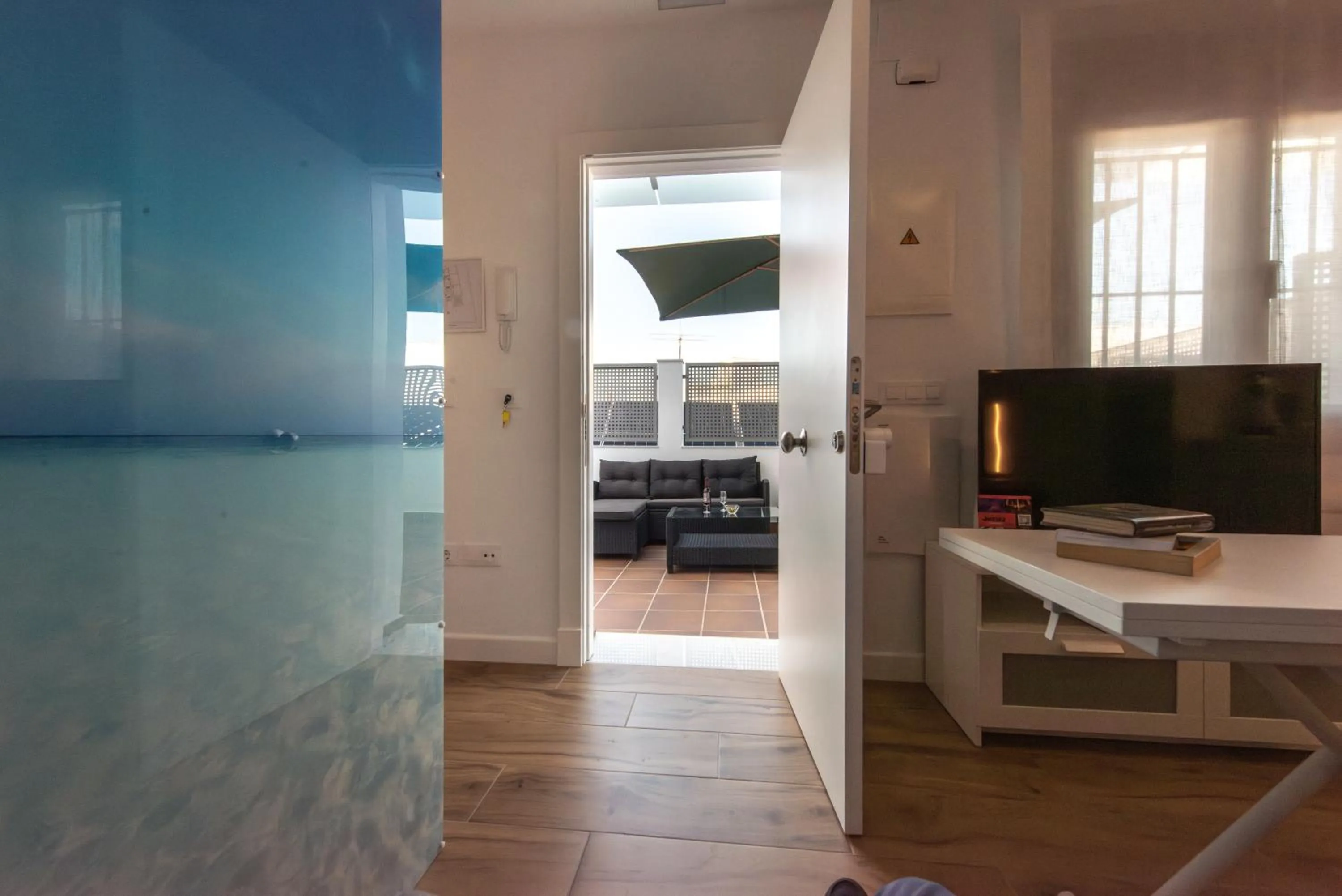 Balcony/Terrace in Apartamentos Santa María 15