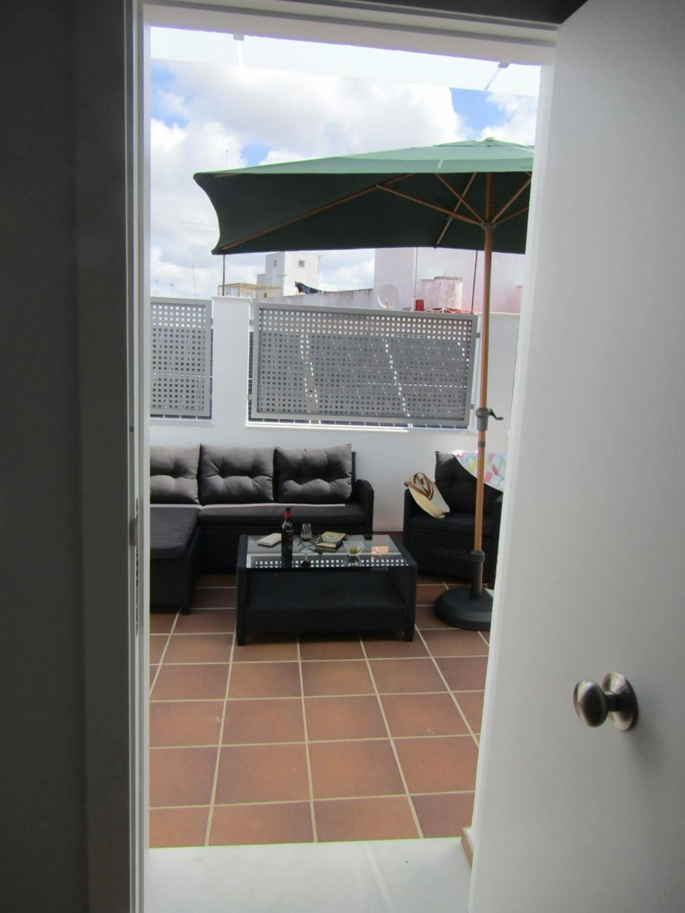 Balcony/Terrace in Apartamentos Santa María 15