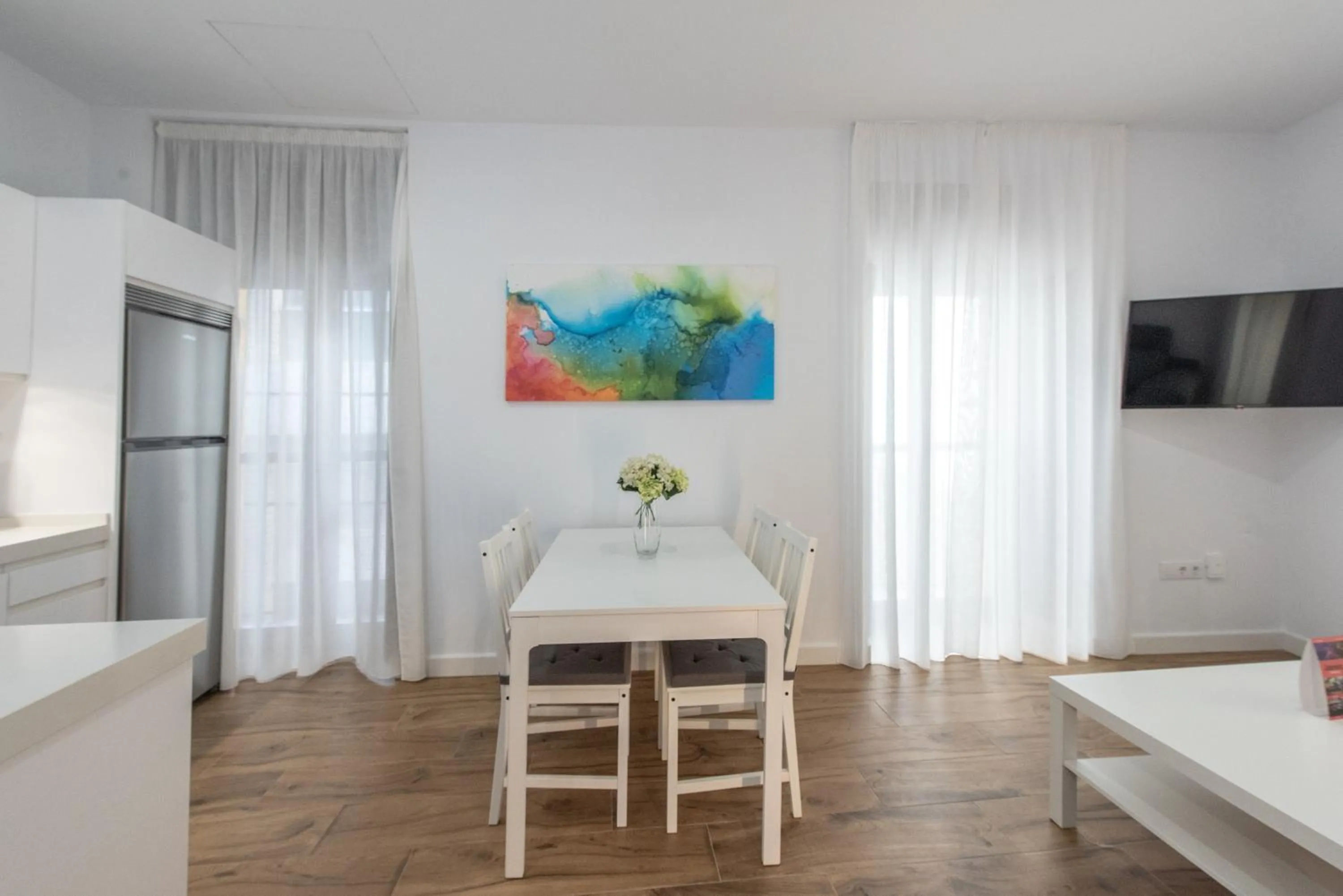 Dining area in Apartamentos Santa María 15