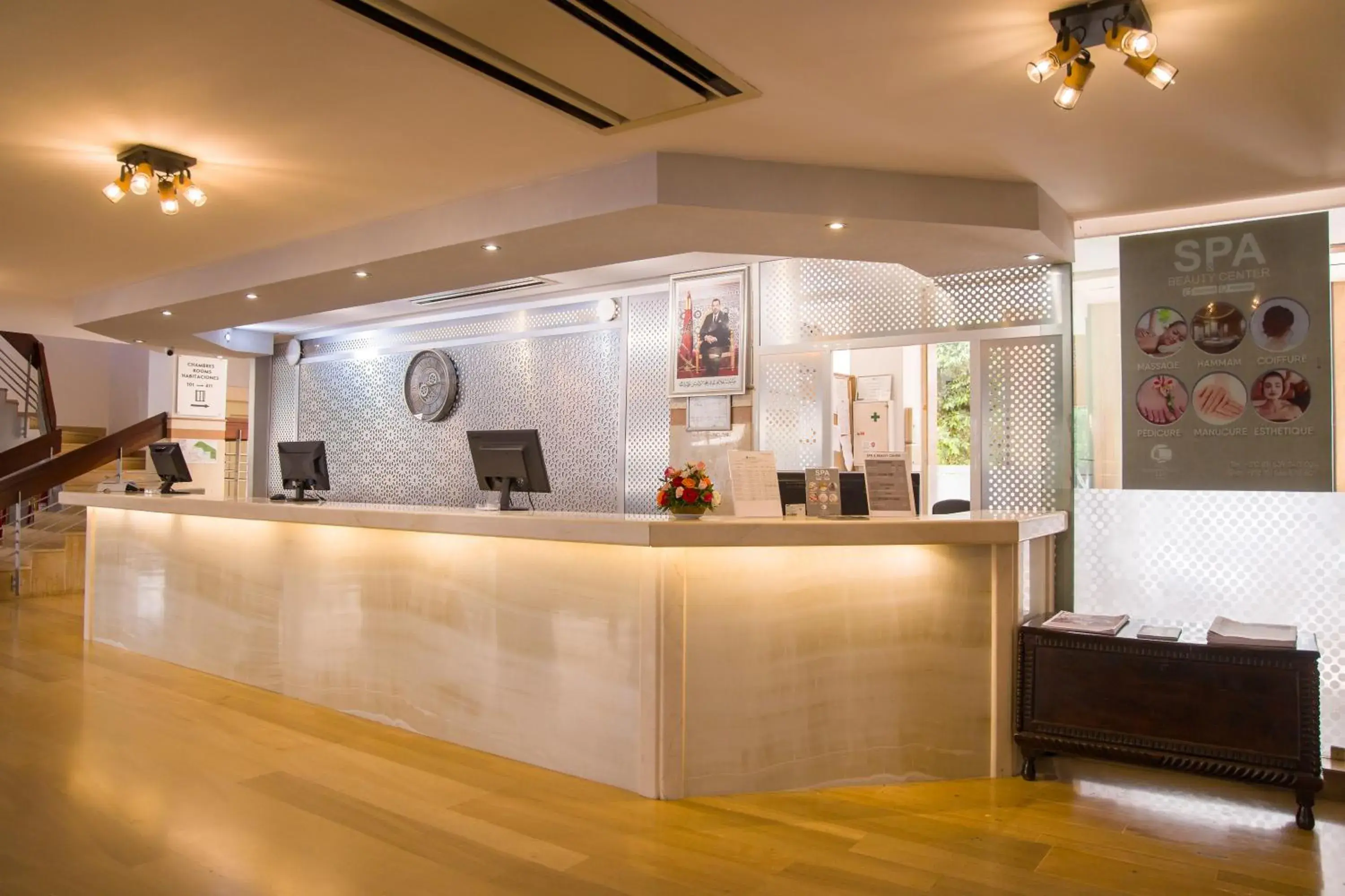 Lobby or reception in El Oumnia Puerto & Spa Lobby or reception in El Oumnia Puerto & Spa