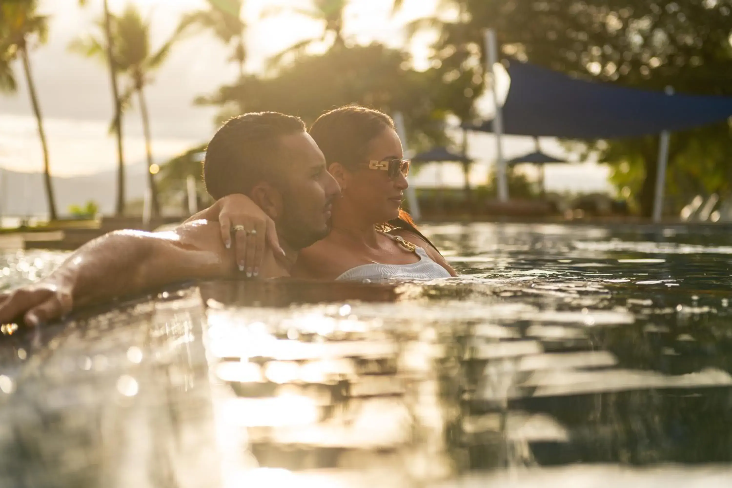 Swimming pool in Hilton Fiji Beach Resort and Spa Swimming pool in Hilton Fiji Beach Resort and Spa