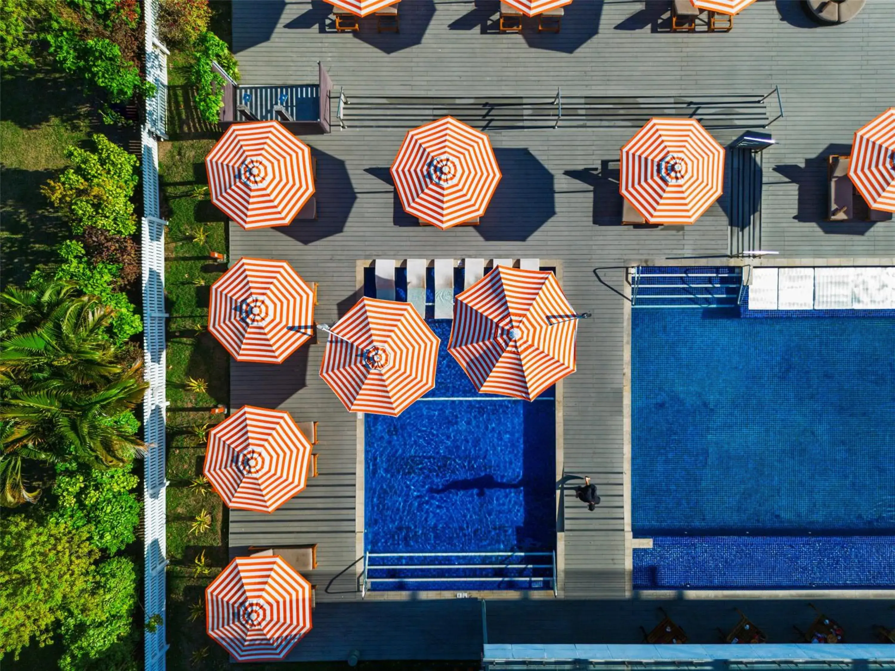 Pool view in Hilton Fiji Beach Resort and Spa Pool view in Hilton Fiji Beach Resort and Spa