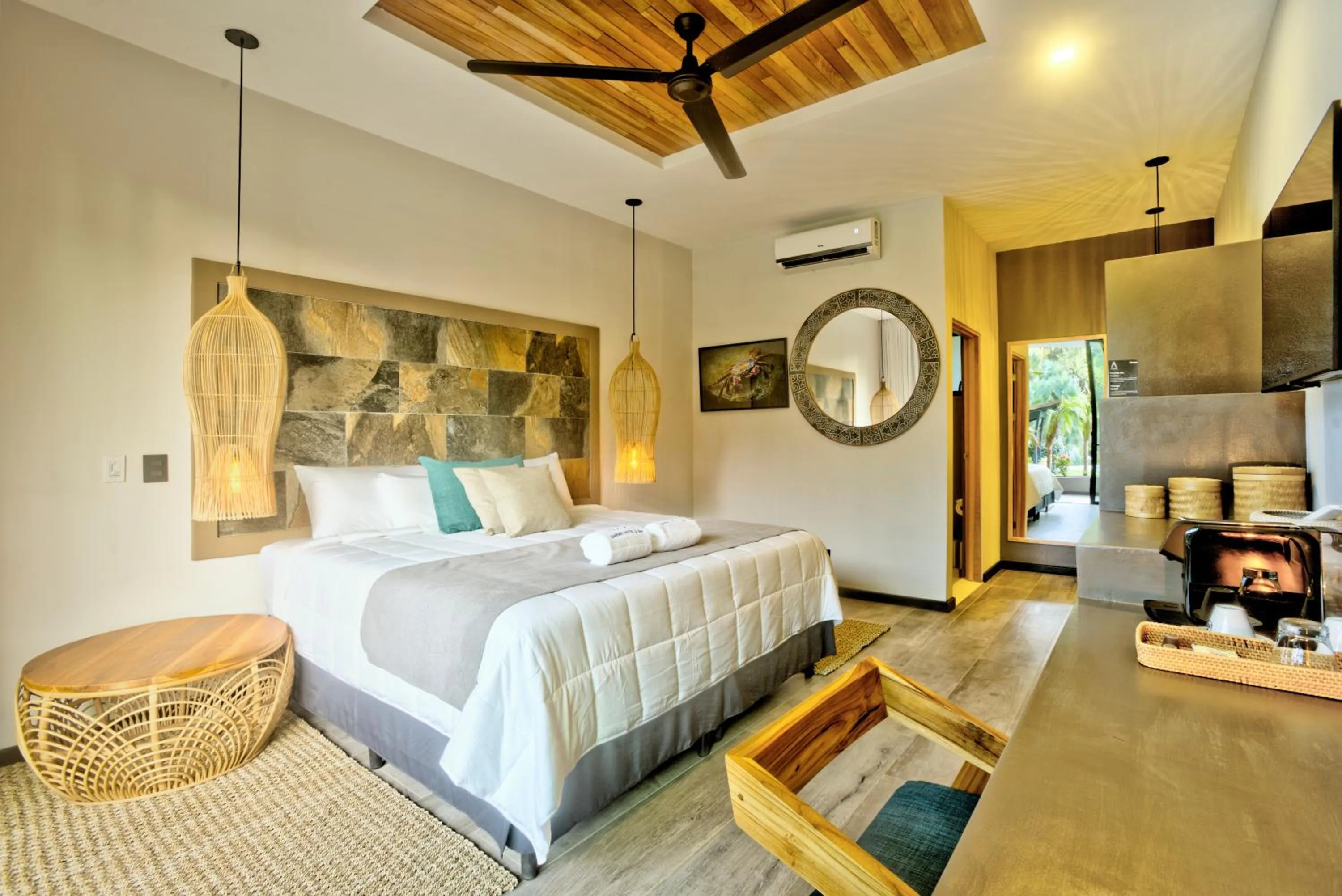 Bed in Namu Garden Hotel & Spa - Adults Only