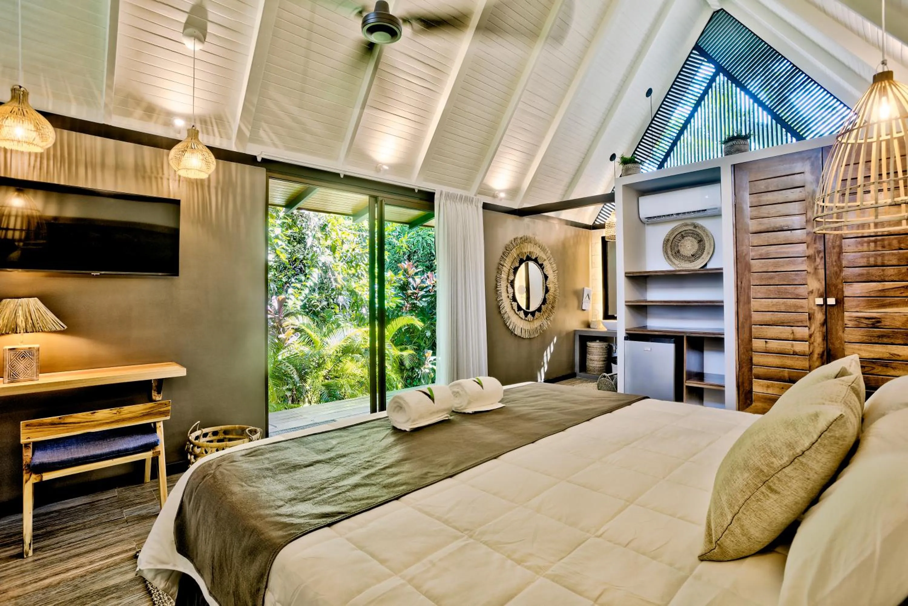 Bed in Namu Garden Hotel & Spa - Adults Only