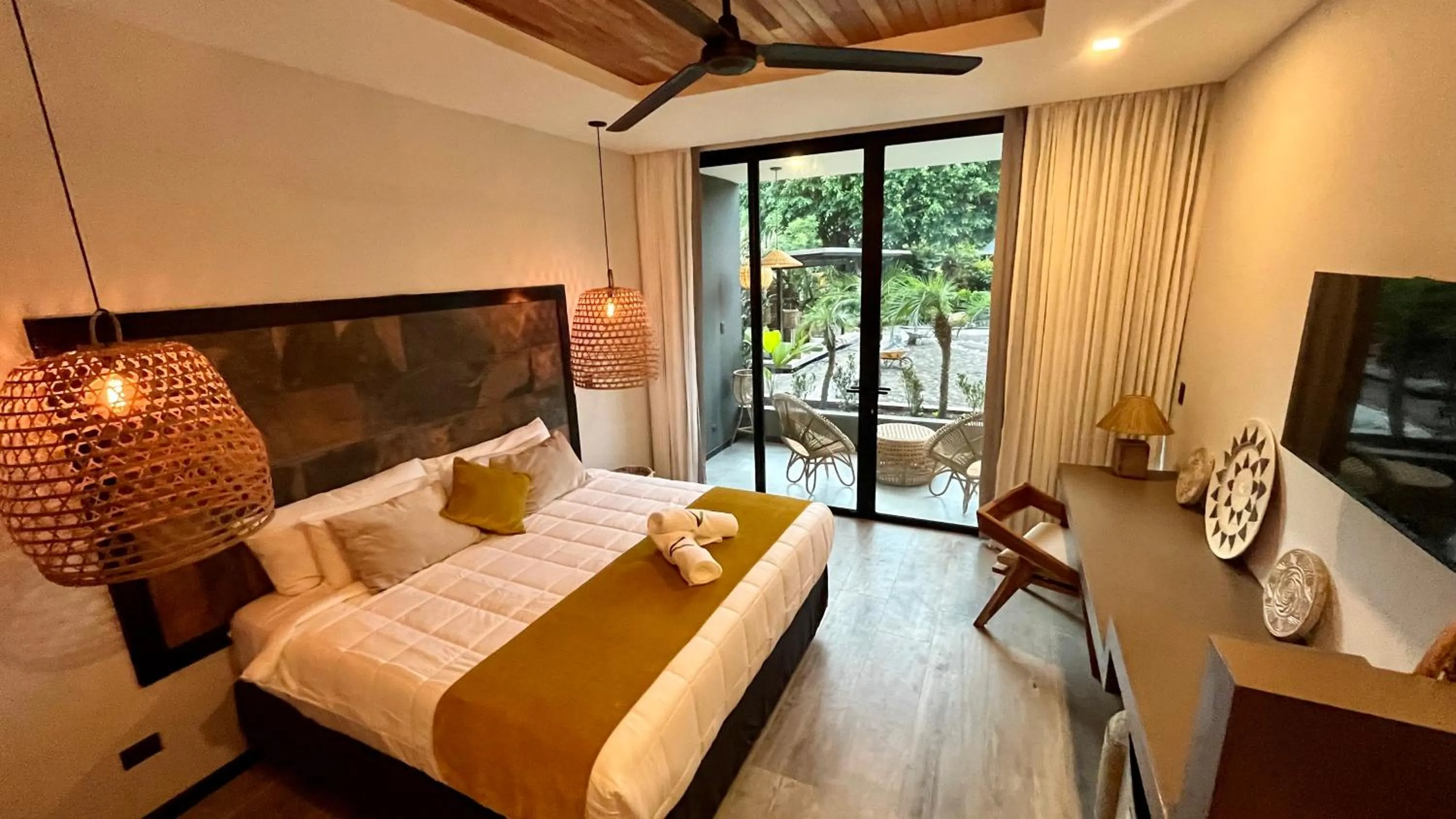 Bed in Namu Garden Hotel & Spa - Adults Only