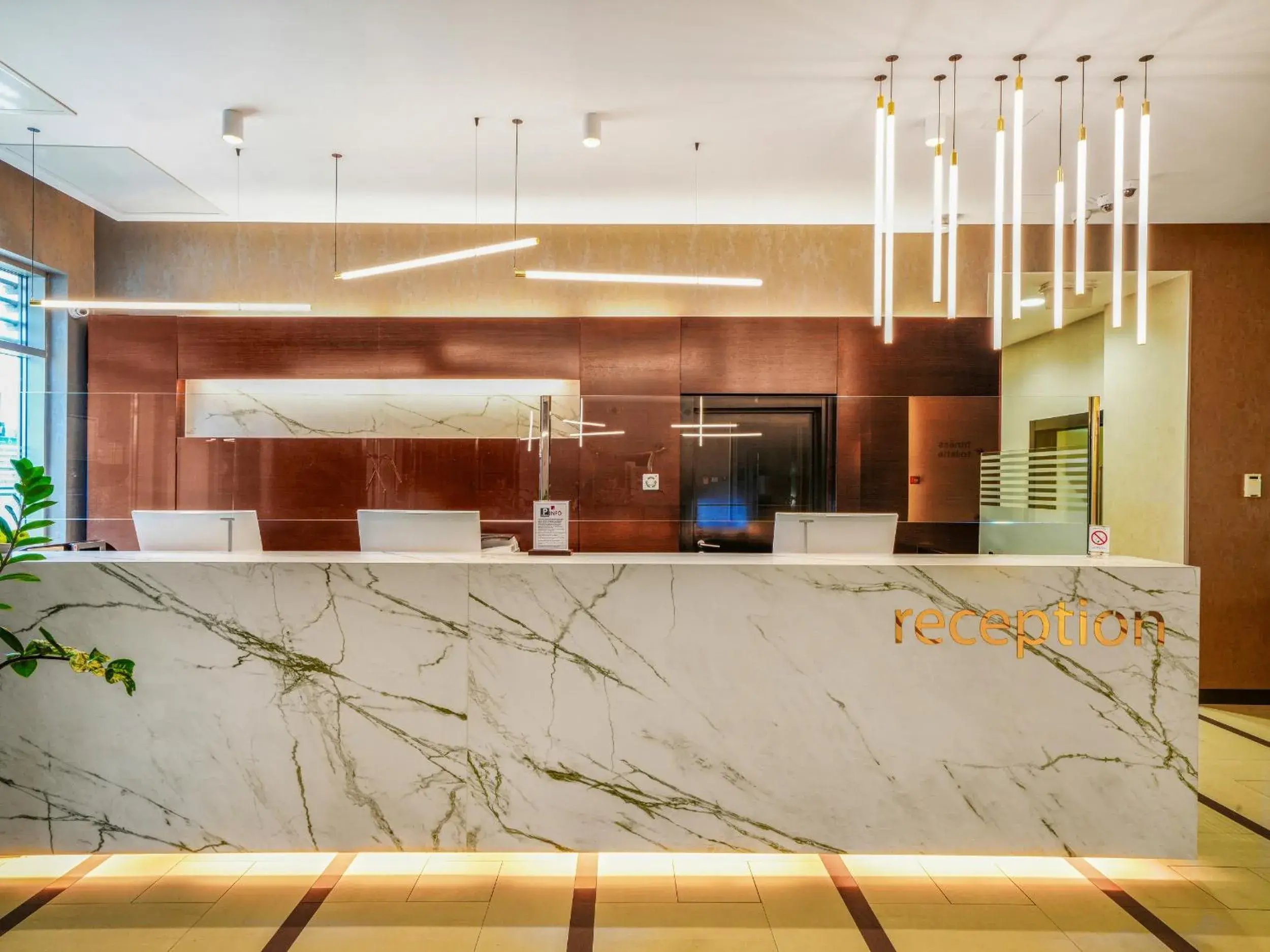 Lobby or reception in IN Hotel Beograd Lobby or reception in IN Hotel Beograd