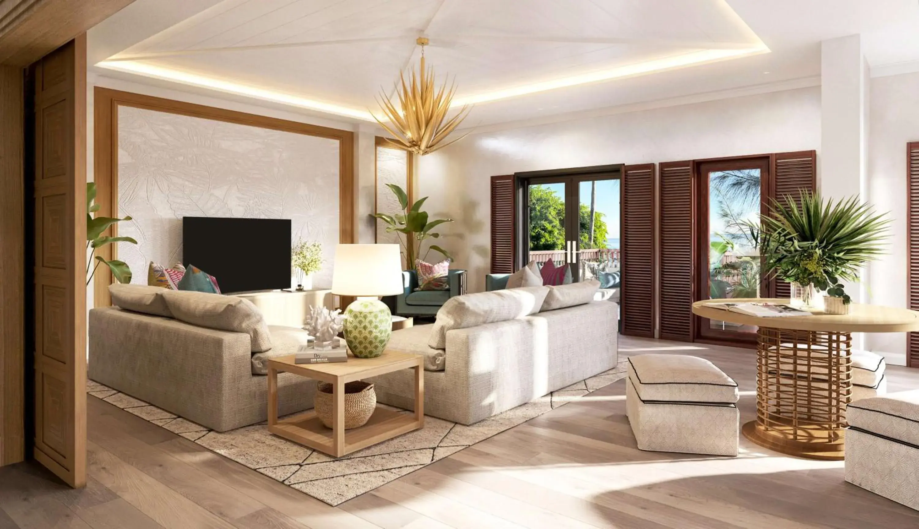 Living room in Hilton Mauritius Resort & Spa Living room in Hilton Mauritius Resort & Spa