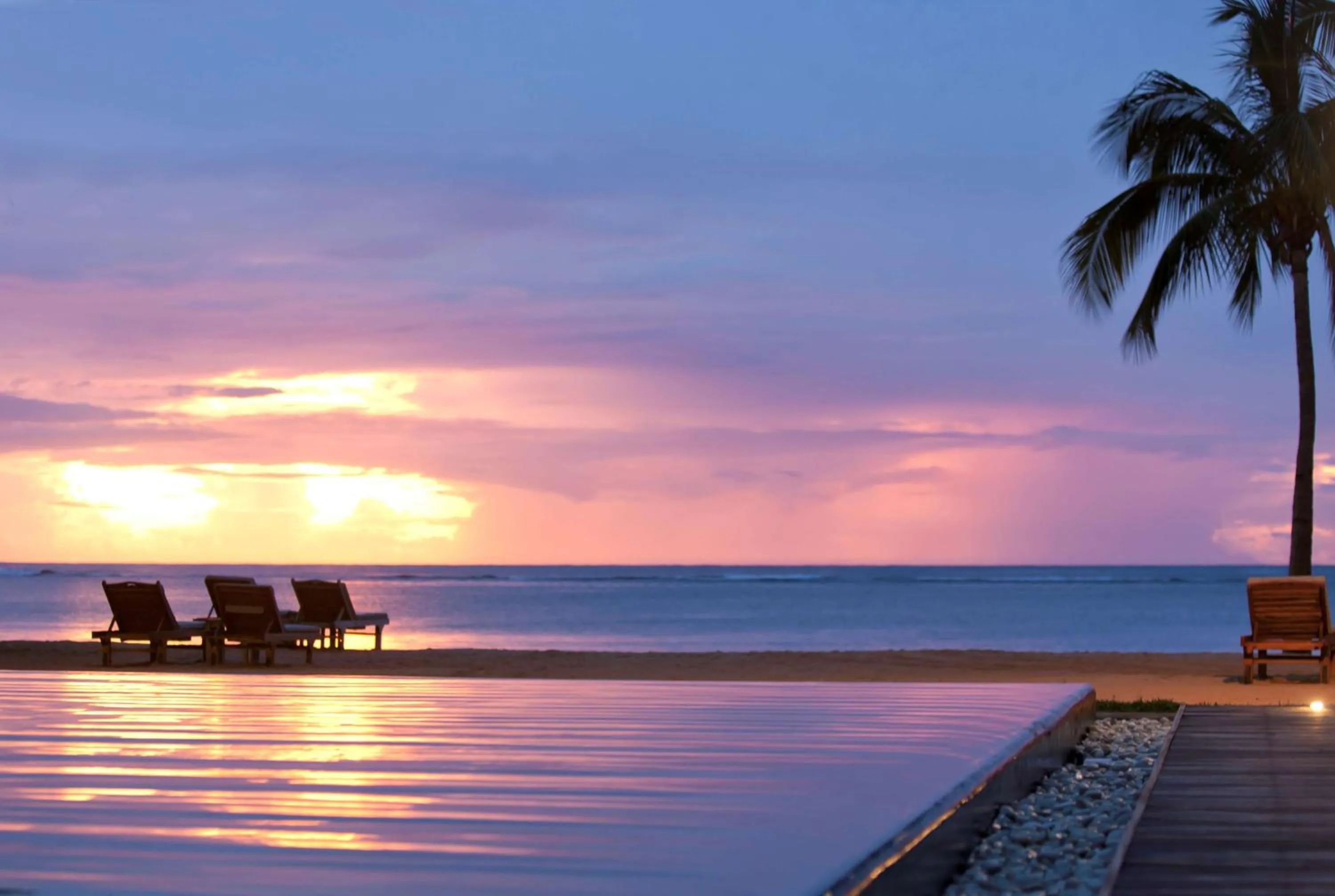 Pool view in Hilton Mauritius Resort & Spa