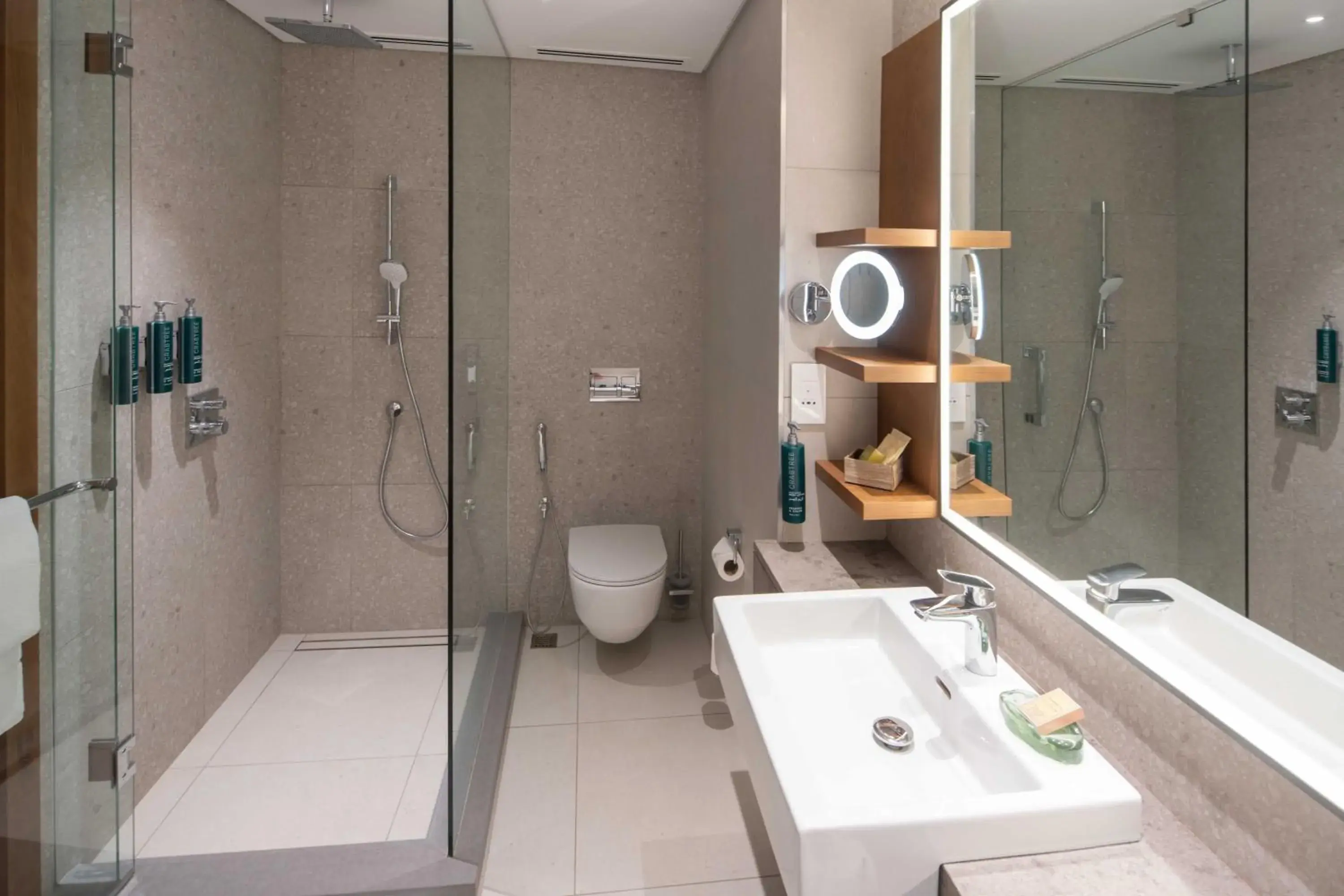 Bathroom in Hilton Mauritius Resort & Spa Bathroom in Hilton Mauritius Resort & Spa