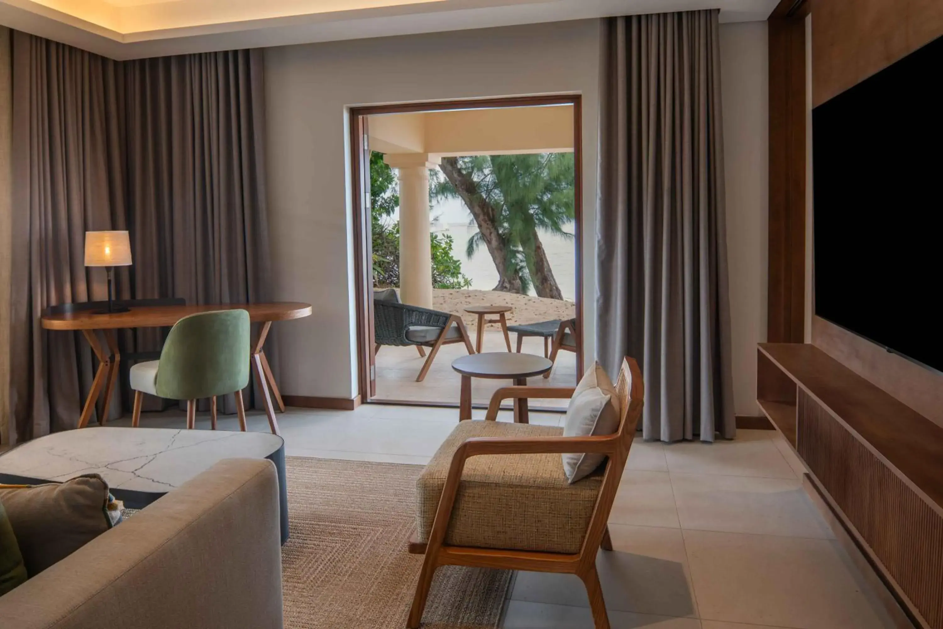 Living room in Hilton Mauritius Resort & Spa Living room in Hilton Mauritius Resort & Spa