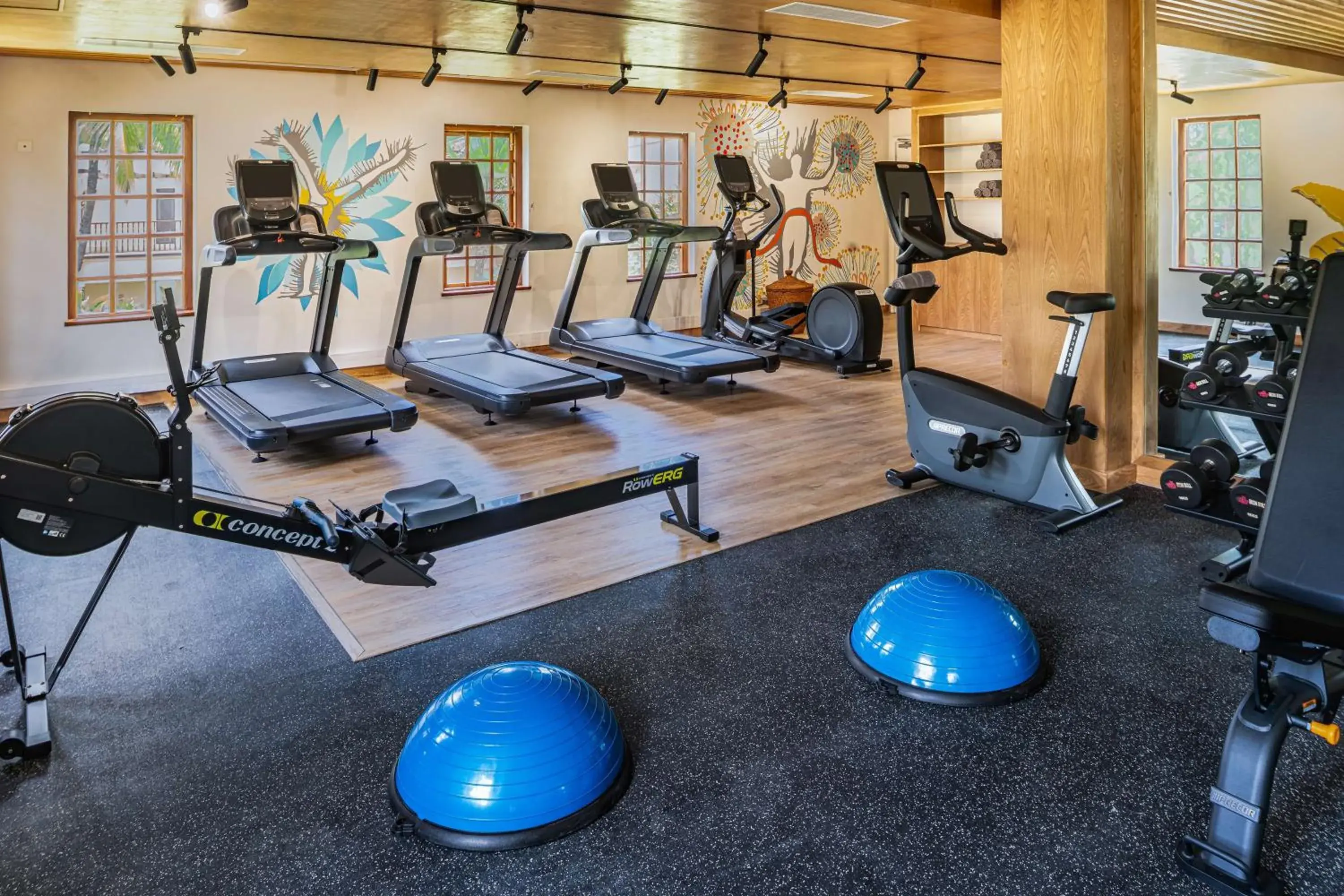 Fitness centre/facilities in Hilton Mauritius Resort & Spa Fitness centre/facilities in Hilton Mauritius Resort & Spa