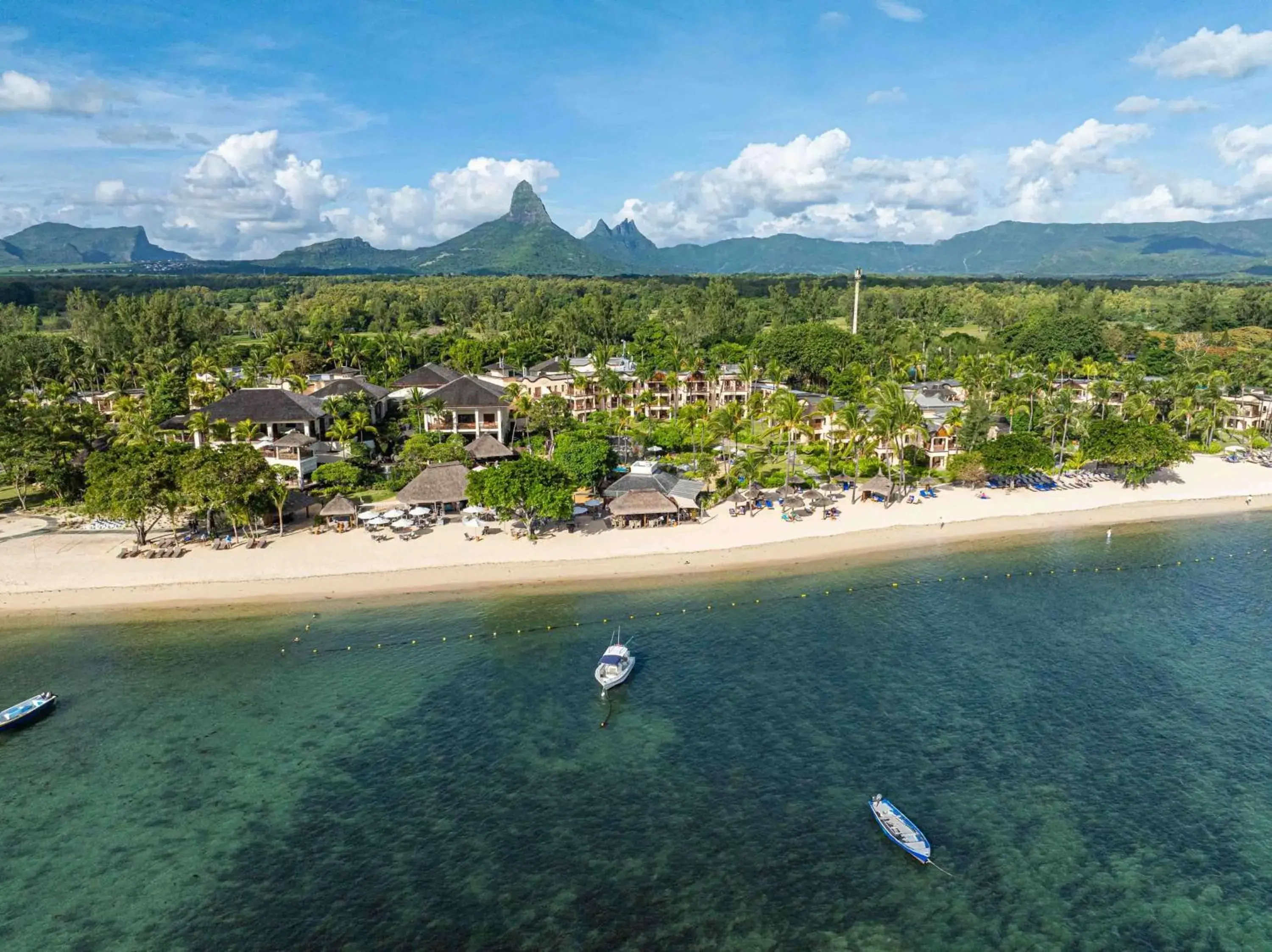 Bird's eye view in Hilton Mauritius Resort & Spa Bird's eye view in Hilton Mauritius Resort & Spa