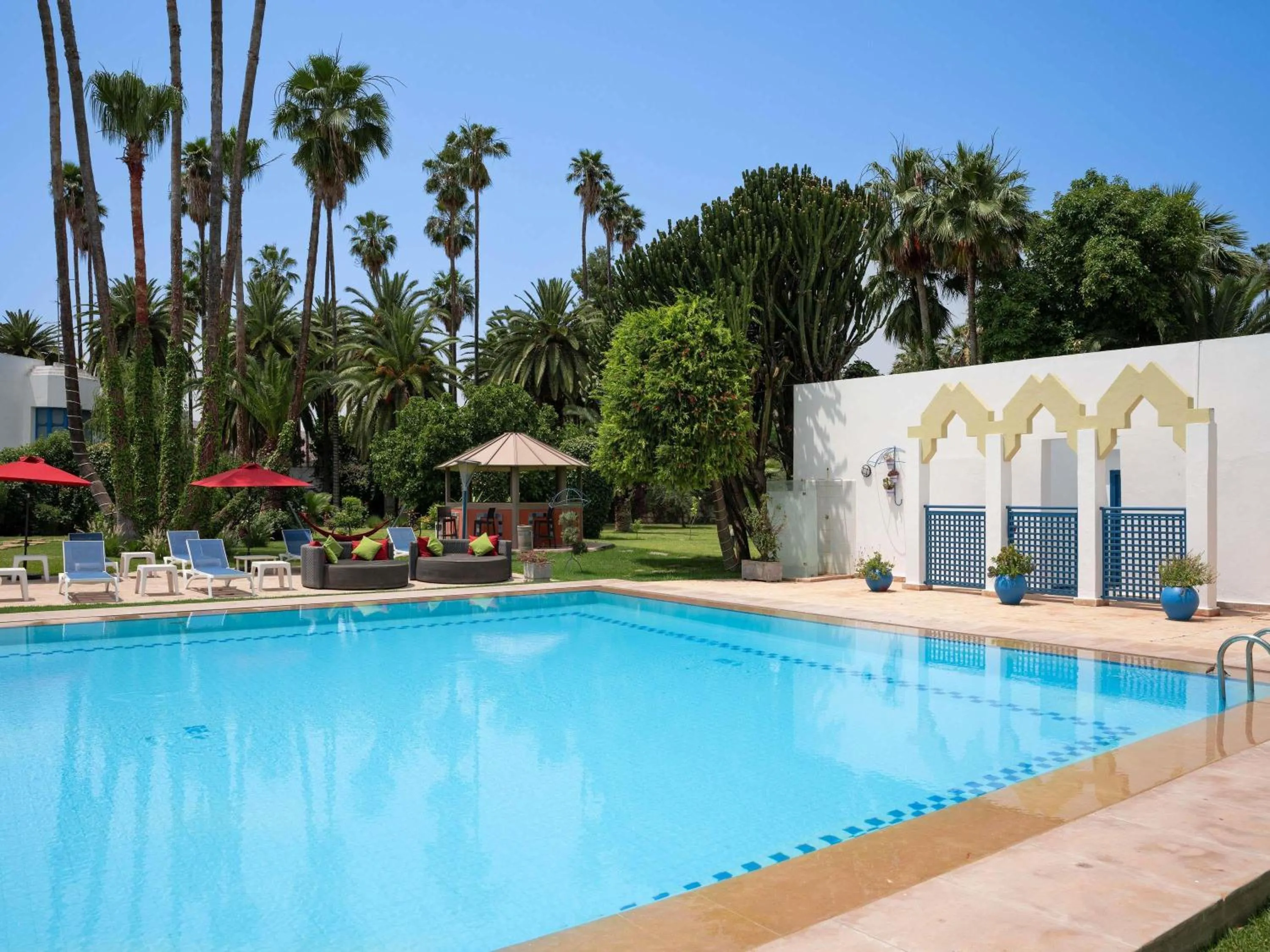 Pool view in Ibis Fes