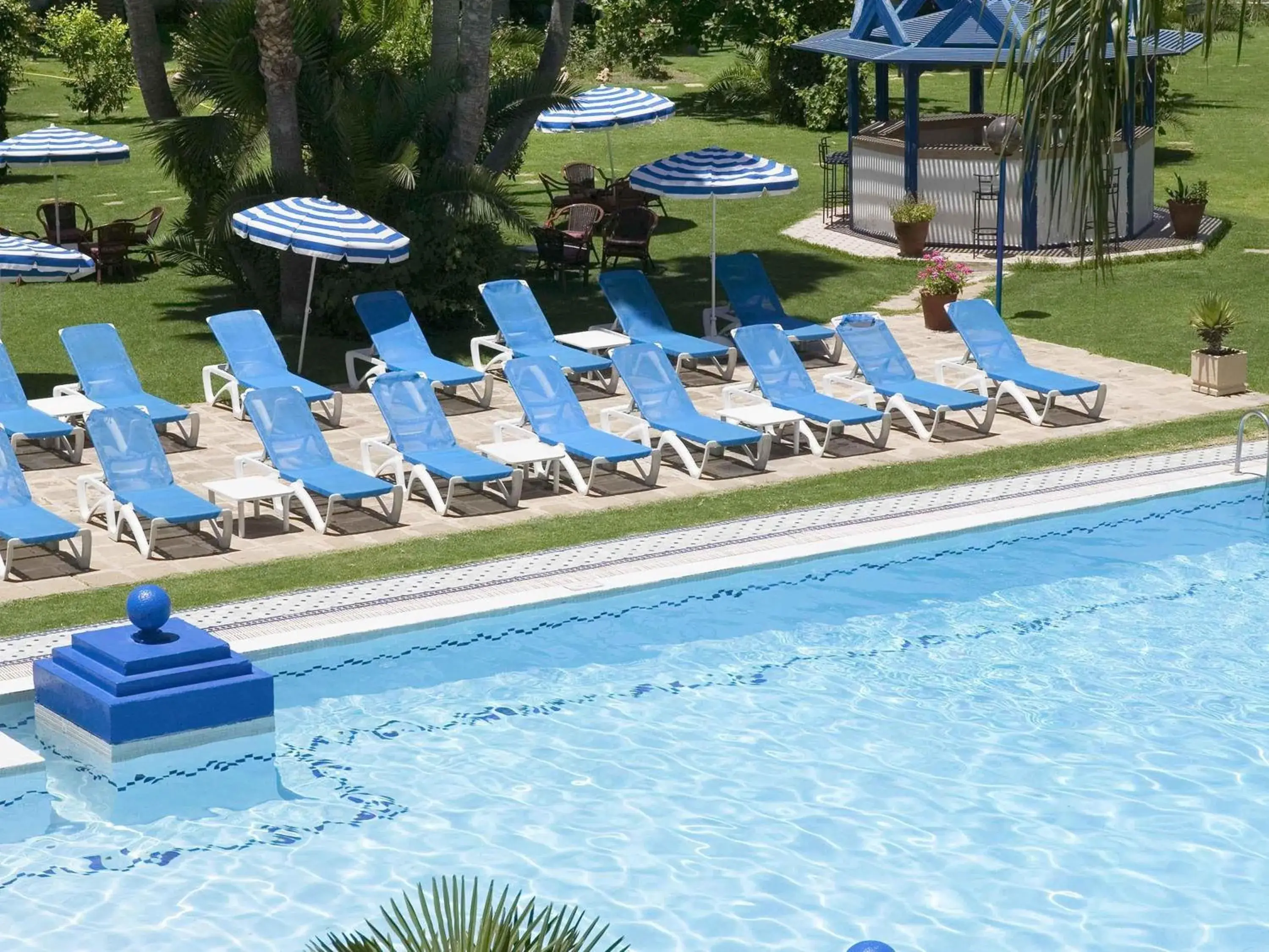 Pool view in Ibis Fes Pool view in Ibis Fes