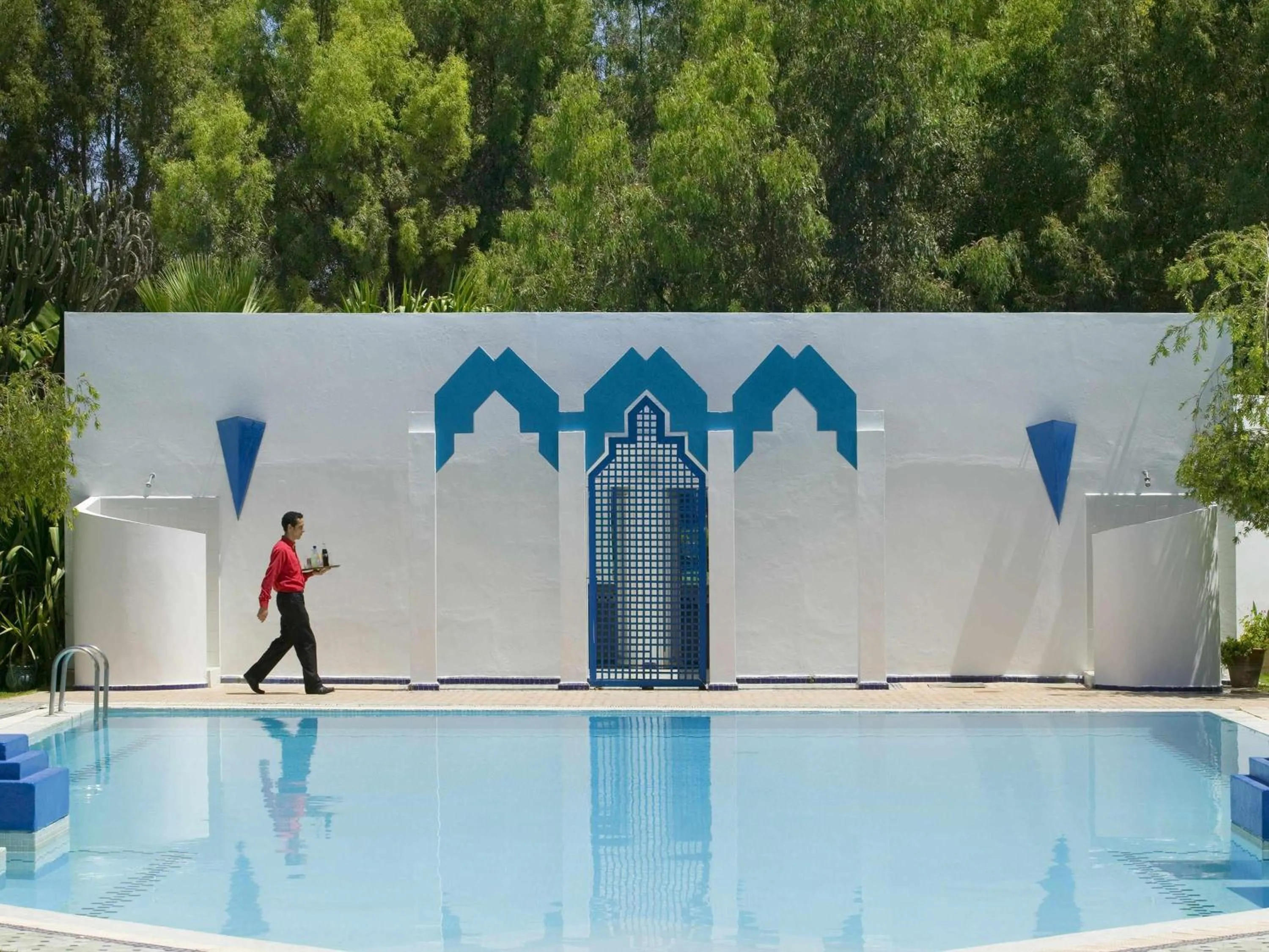 Pool view in Ibis Fes