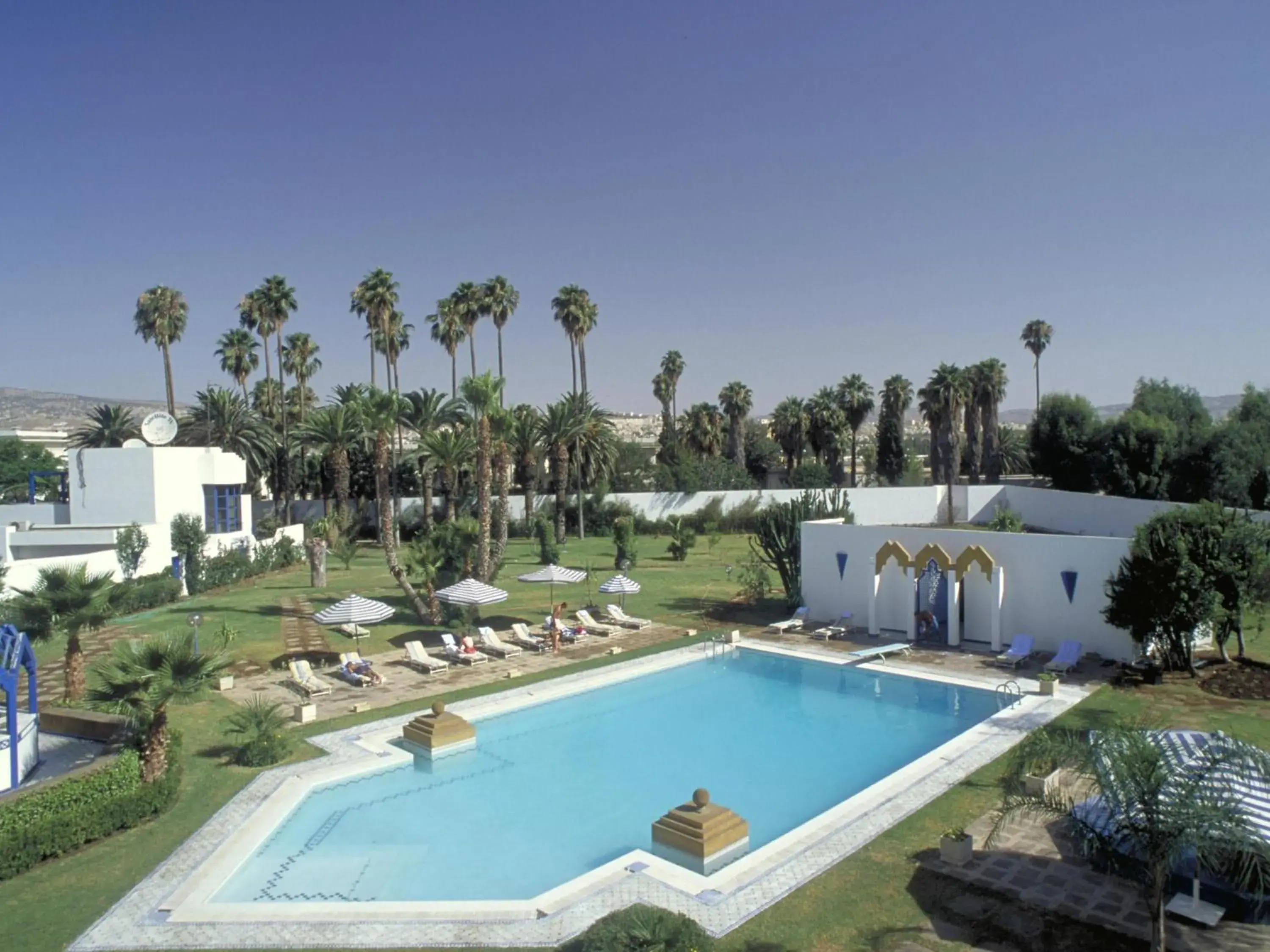 Pool view in Ibis Fes Pool view in Ibis Fes