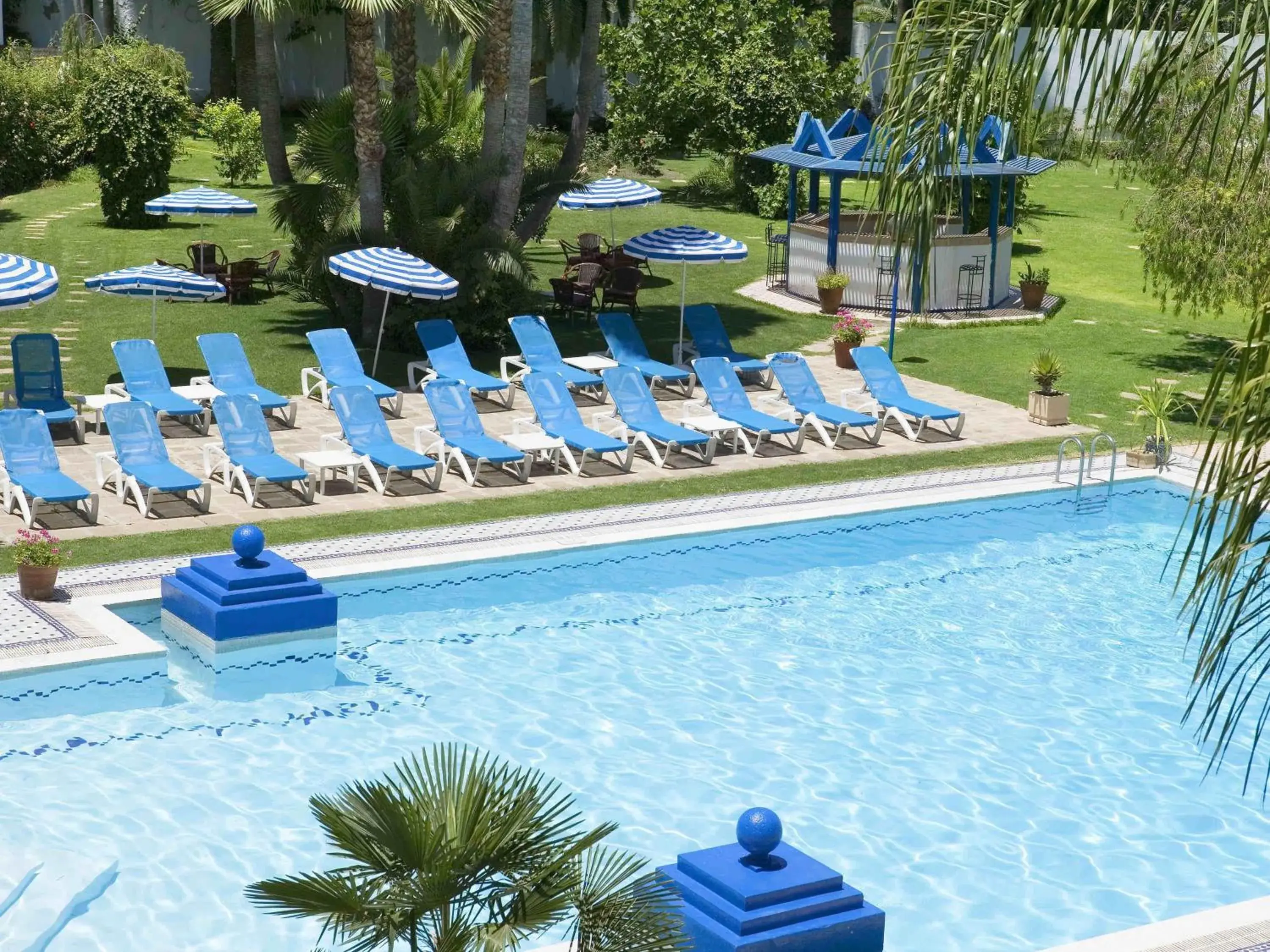 Pool view in Ibis Fes Pool view in Ibis Fes