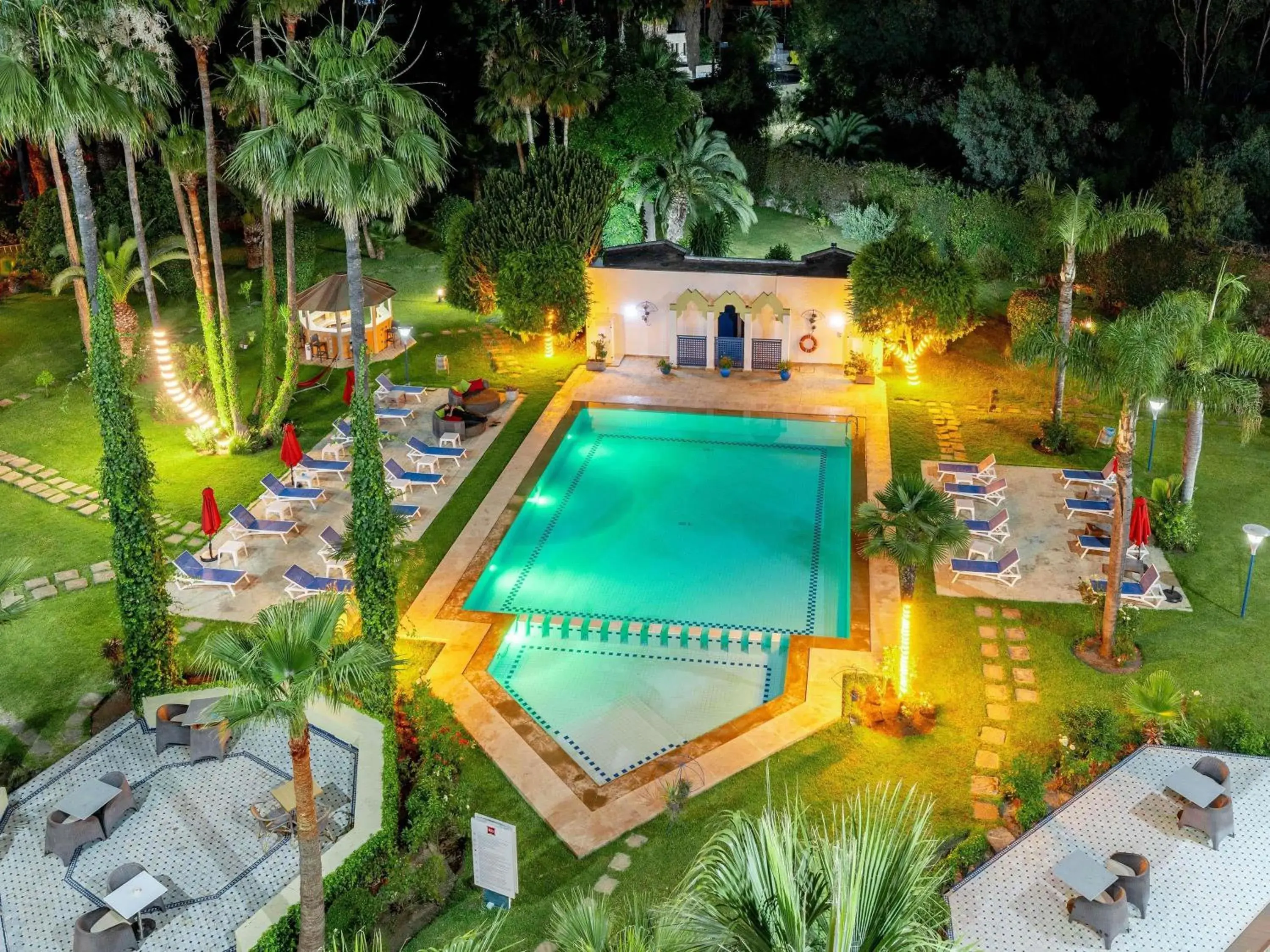 Pool view in Ibis Fes Pool view in Ibis Fes