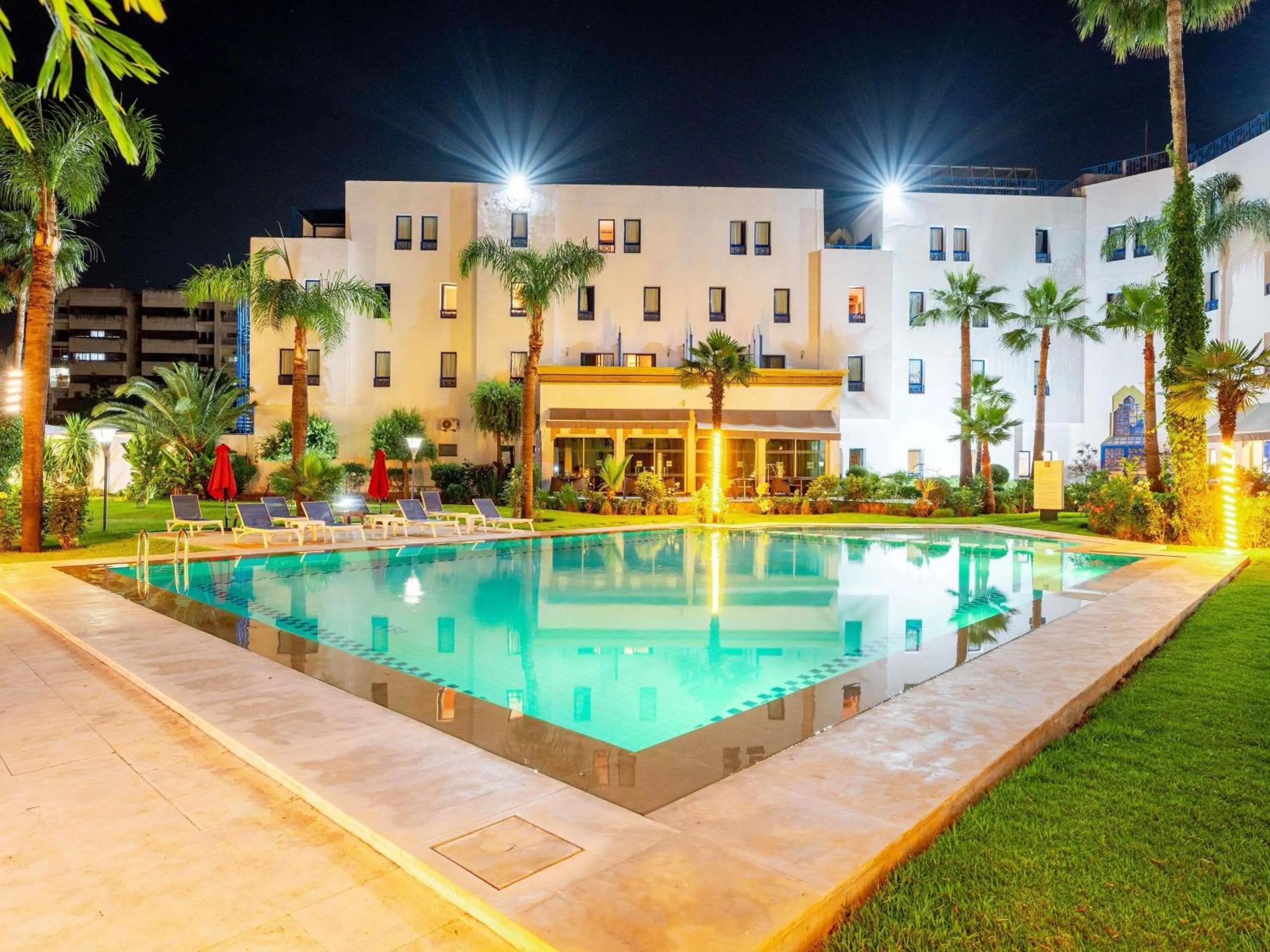 Pool view in Ibis Fes