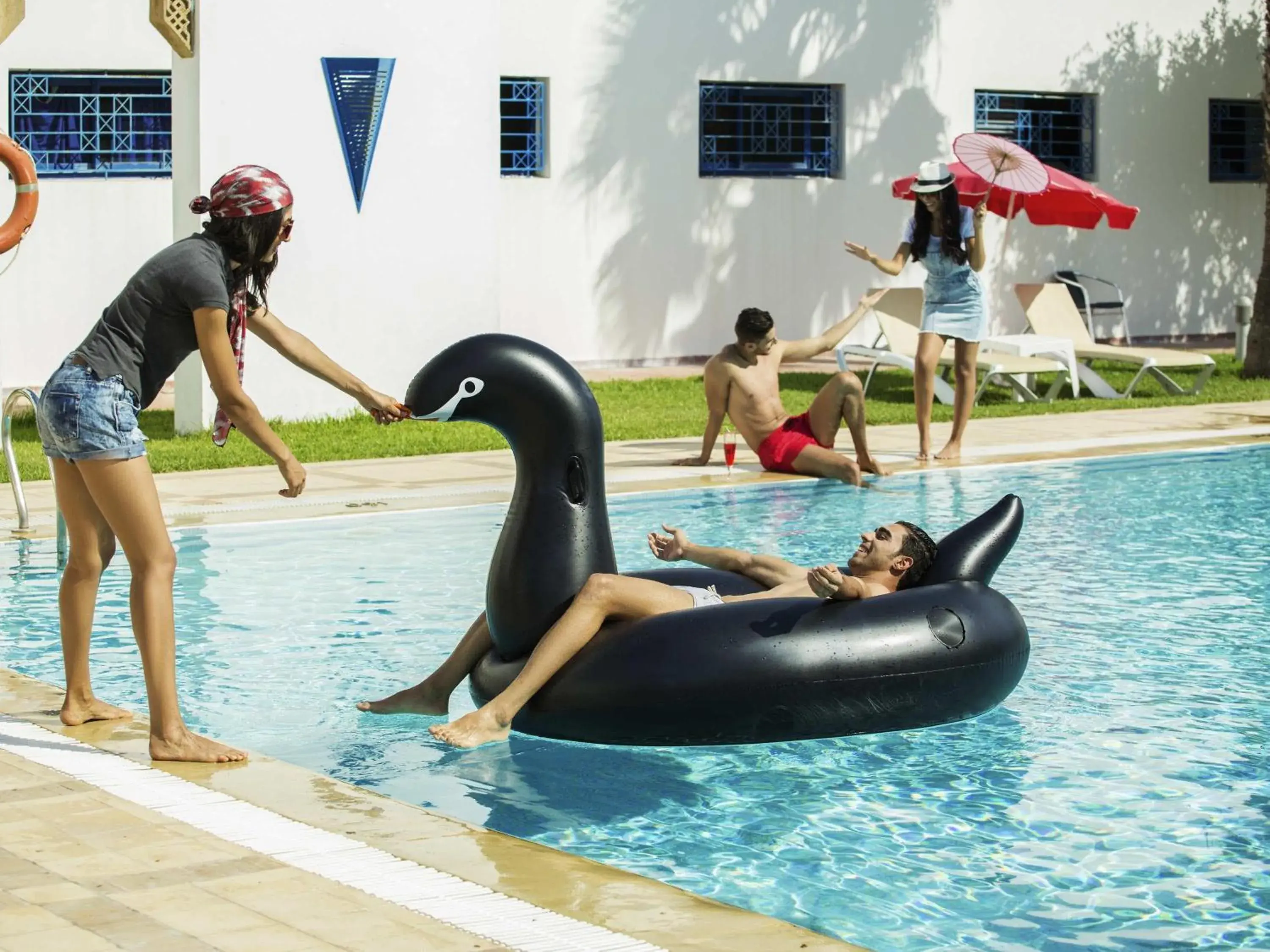 Pool view in Ibis El Jadida Pool view in Ibis El Jadida