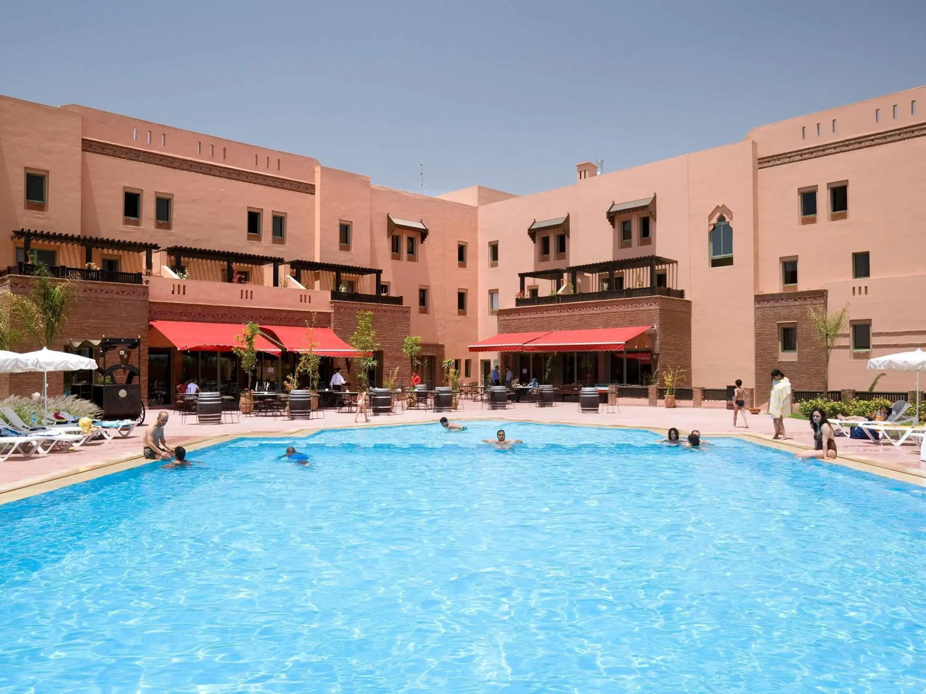 Pool view in Ibis Marrakech Palmeraie Pool view in Ibis Marrakech Palmeraie