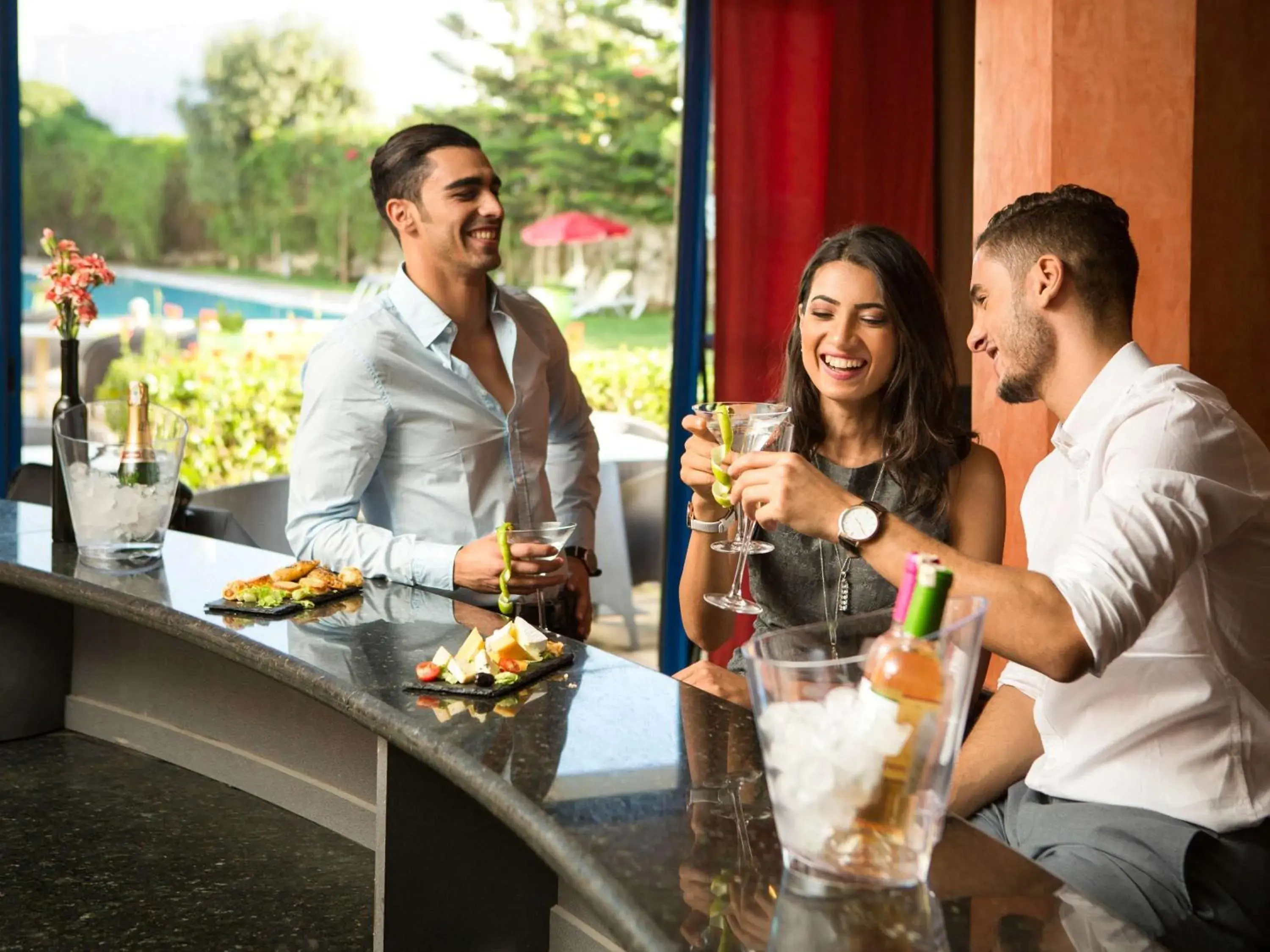 Lounge or bar in Ibis Marrakech Palmeraie Lounge or bar in Ibis Marrakech Palmeraie
