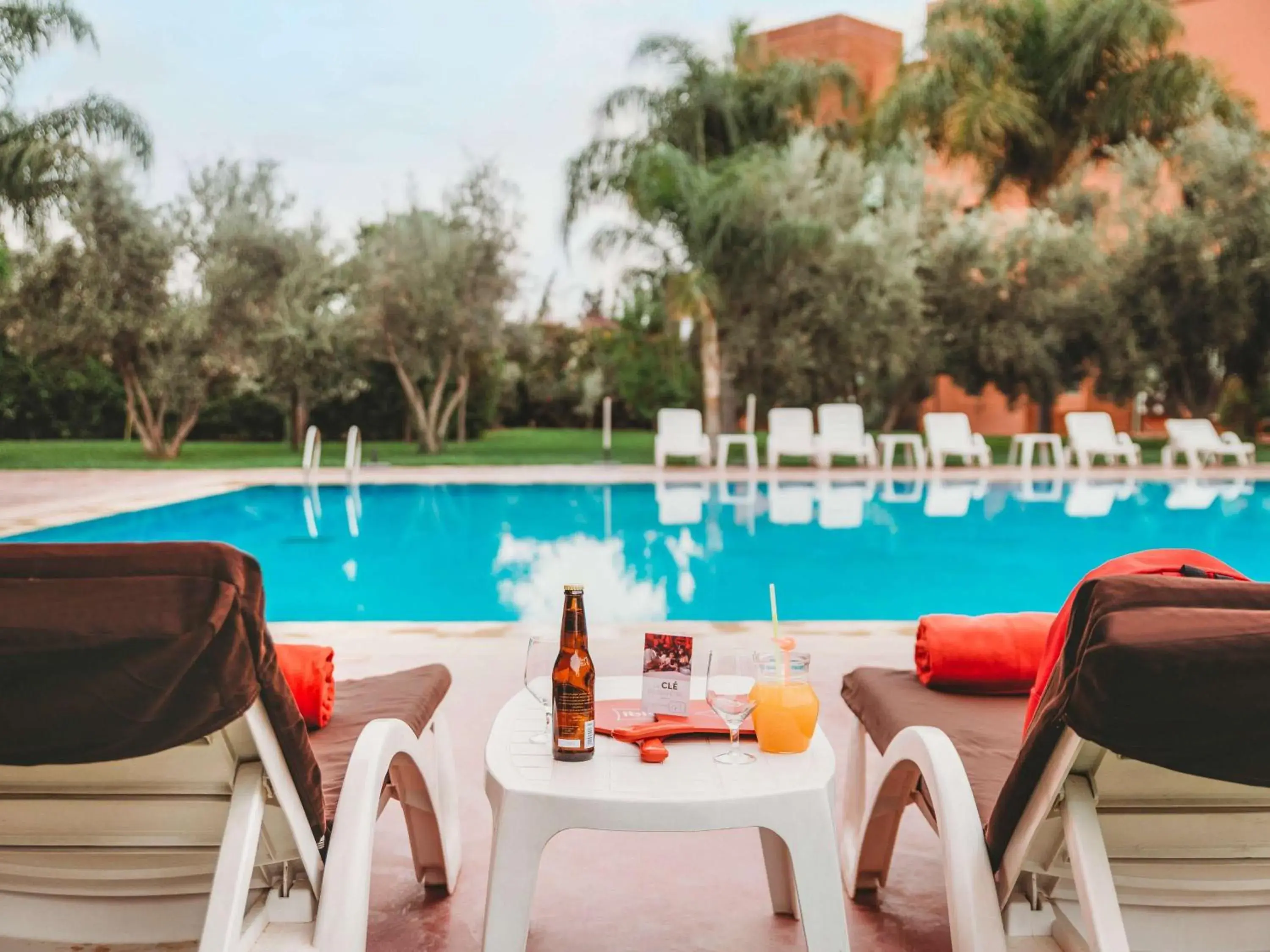 Pool view in Ibis Marrakech Palmeraie Pool view in Ibis Marrakech Palmeraie
