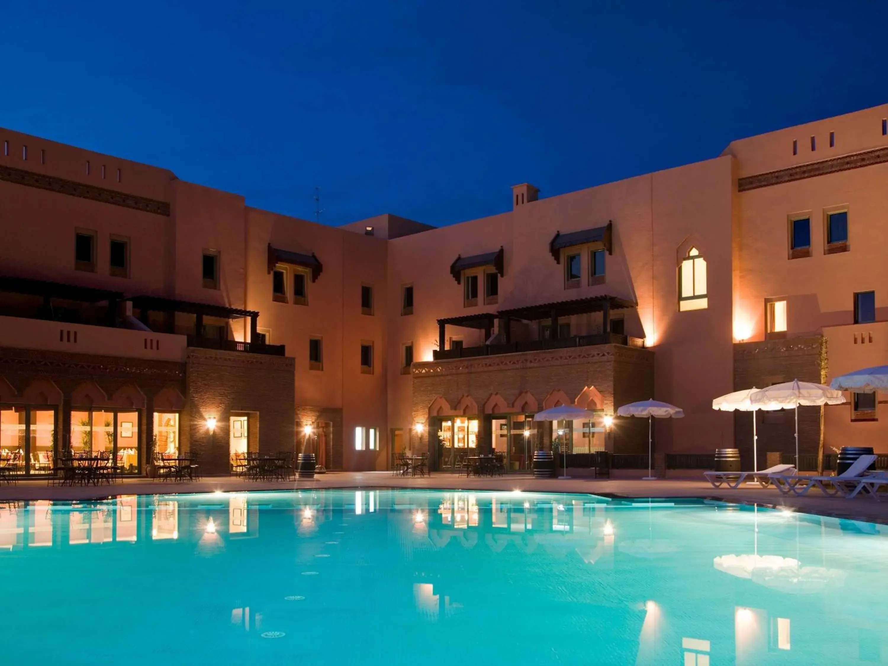 Pool view in Ibis Marrakech Palmeraie Pool view in Ibis Marrakech Palmeraie
