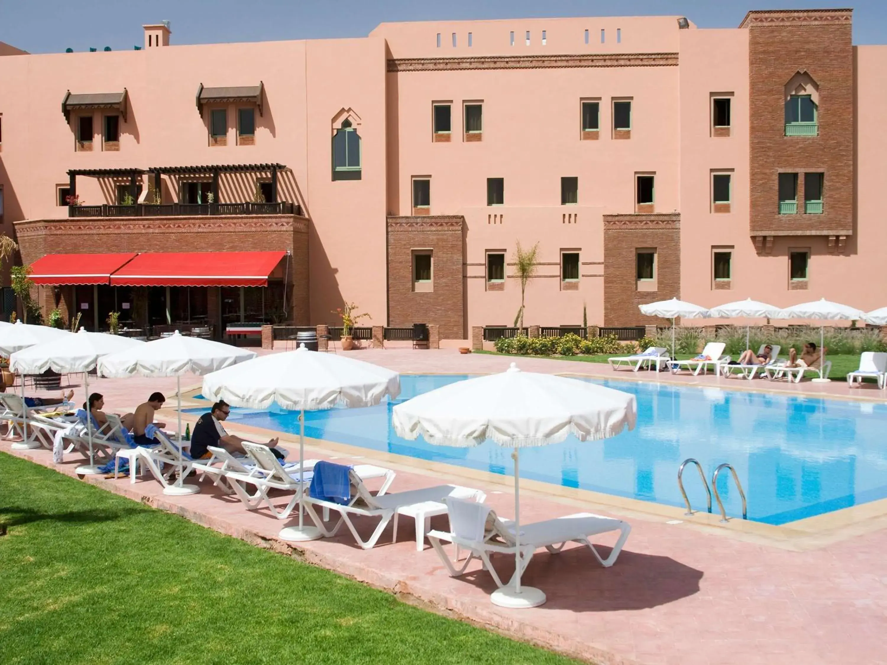 Pool view in Ibis Marrakech Palmeraie Pool view in Ibis Marrakech Palmeraie