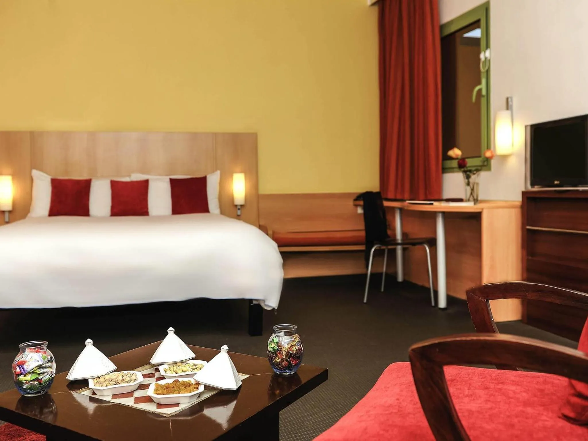 Bedroom, Bed in Ibis Marrakech Palmeraie